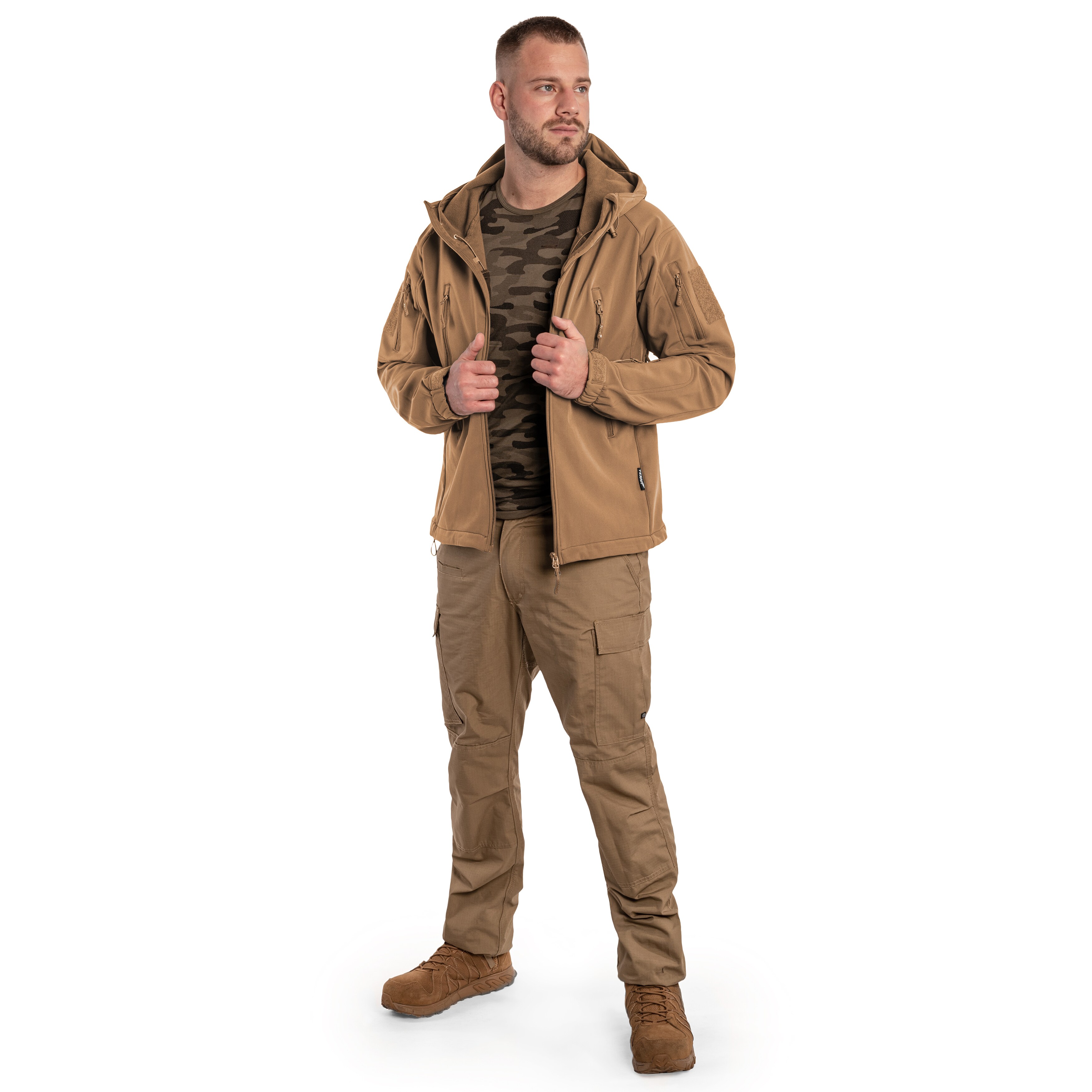 Texar Softshell Falcon Jacket - Coyote 