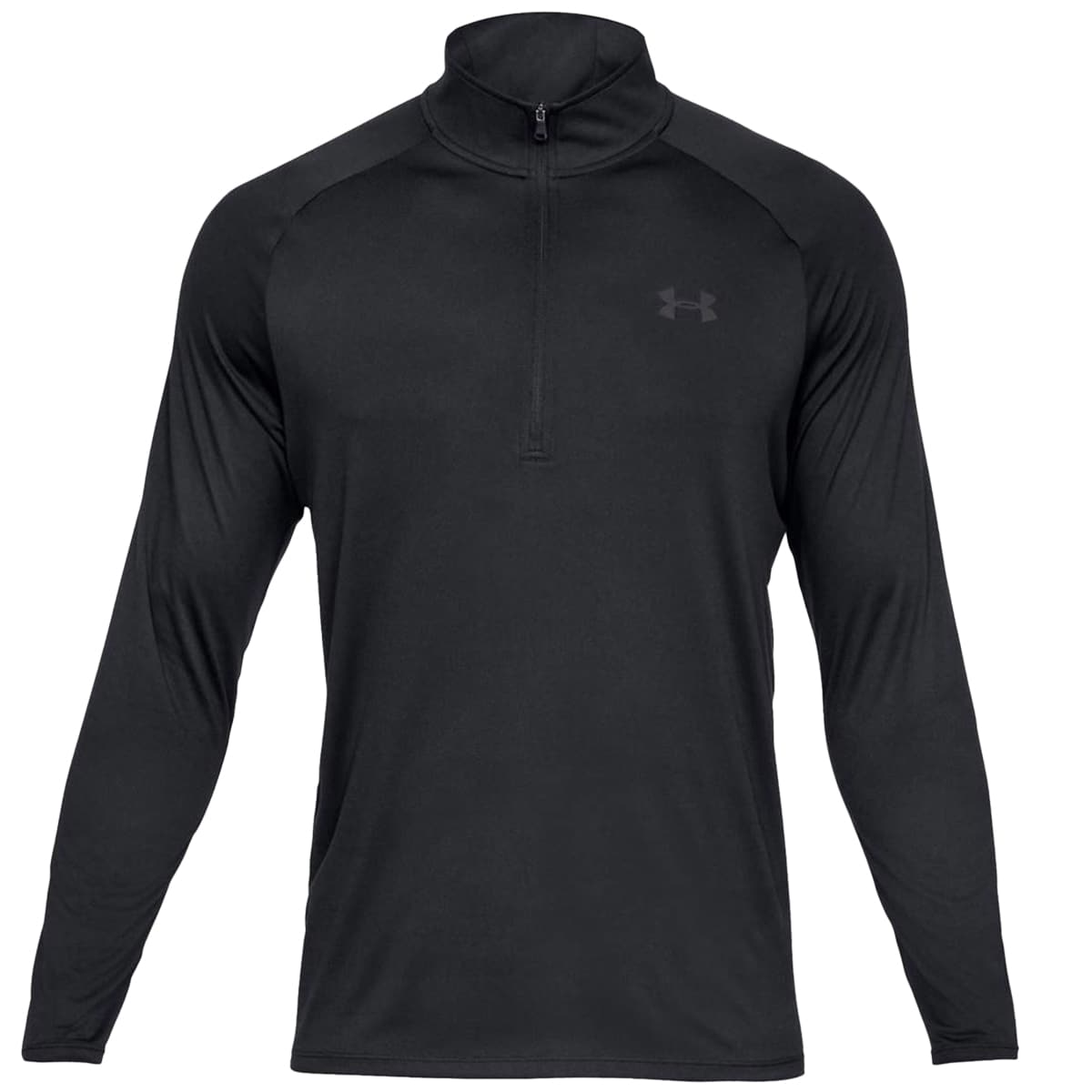 Under Armor Tech 2.0 1/2 ZIP Thermal Long Sleeve Top - Black