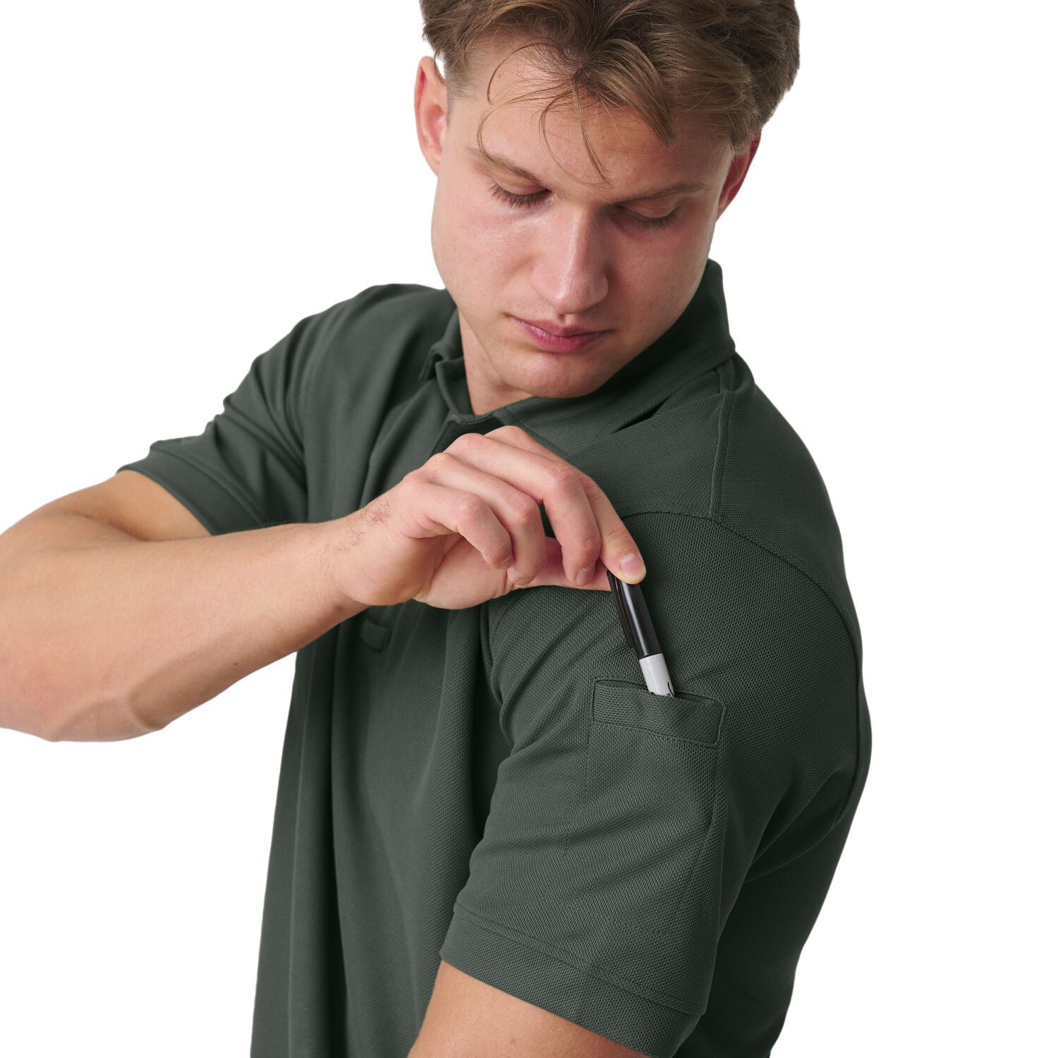 Helikon UTL TopCool Thermoactive Polo Shirt - Jungle Green