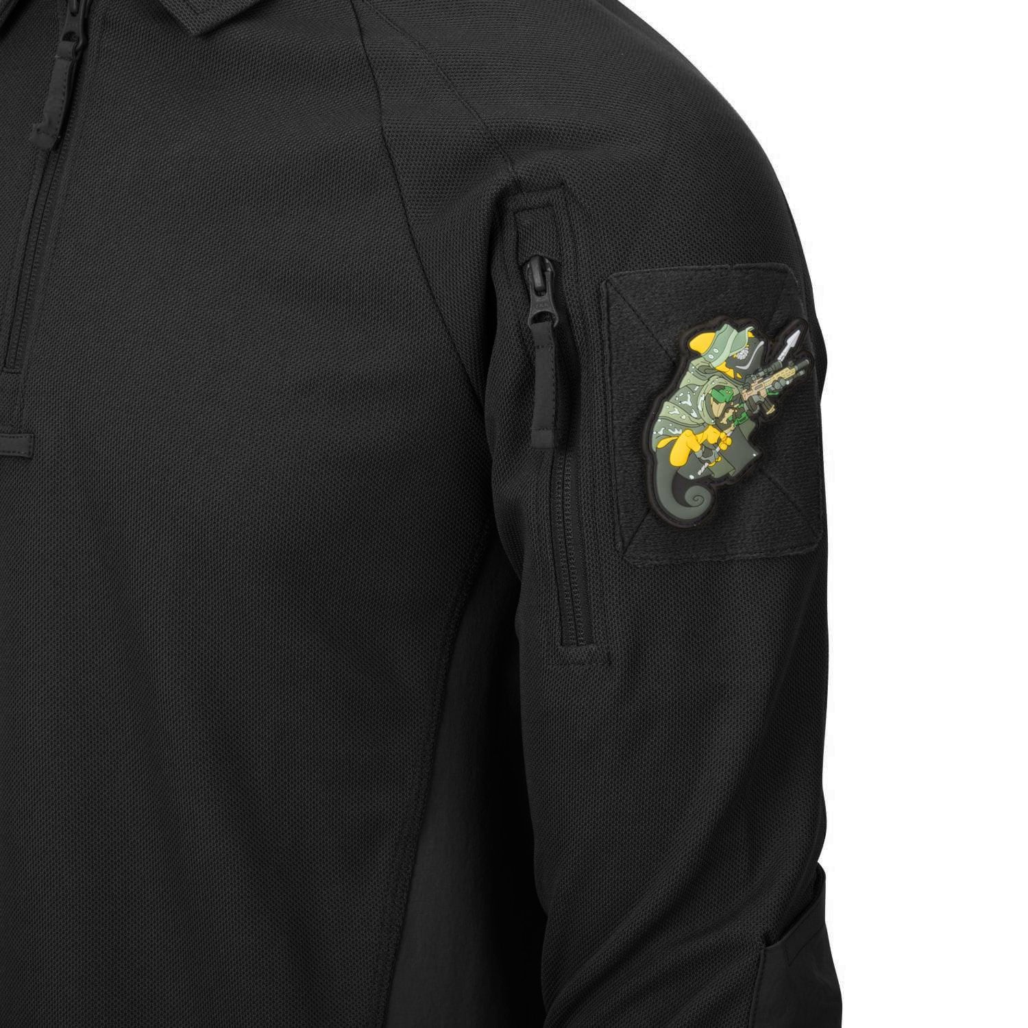 Helikon Range Polo Shirt Long Sleeve - Black