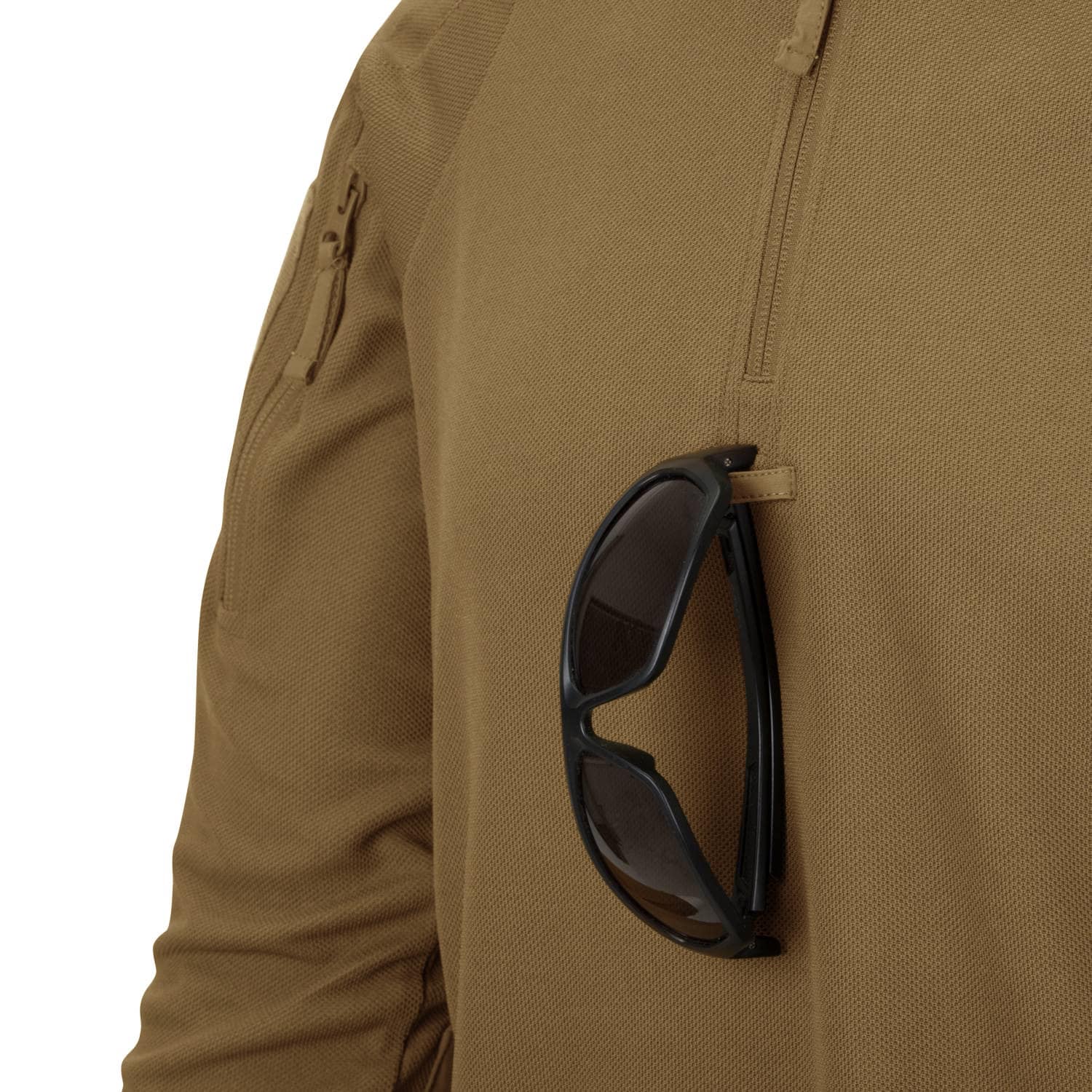 Helikon Range Long Sleeve Polo Shirt - Coyote