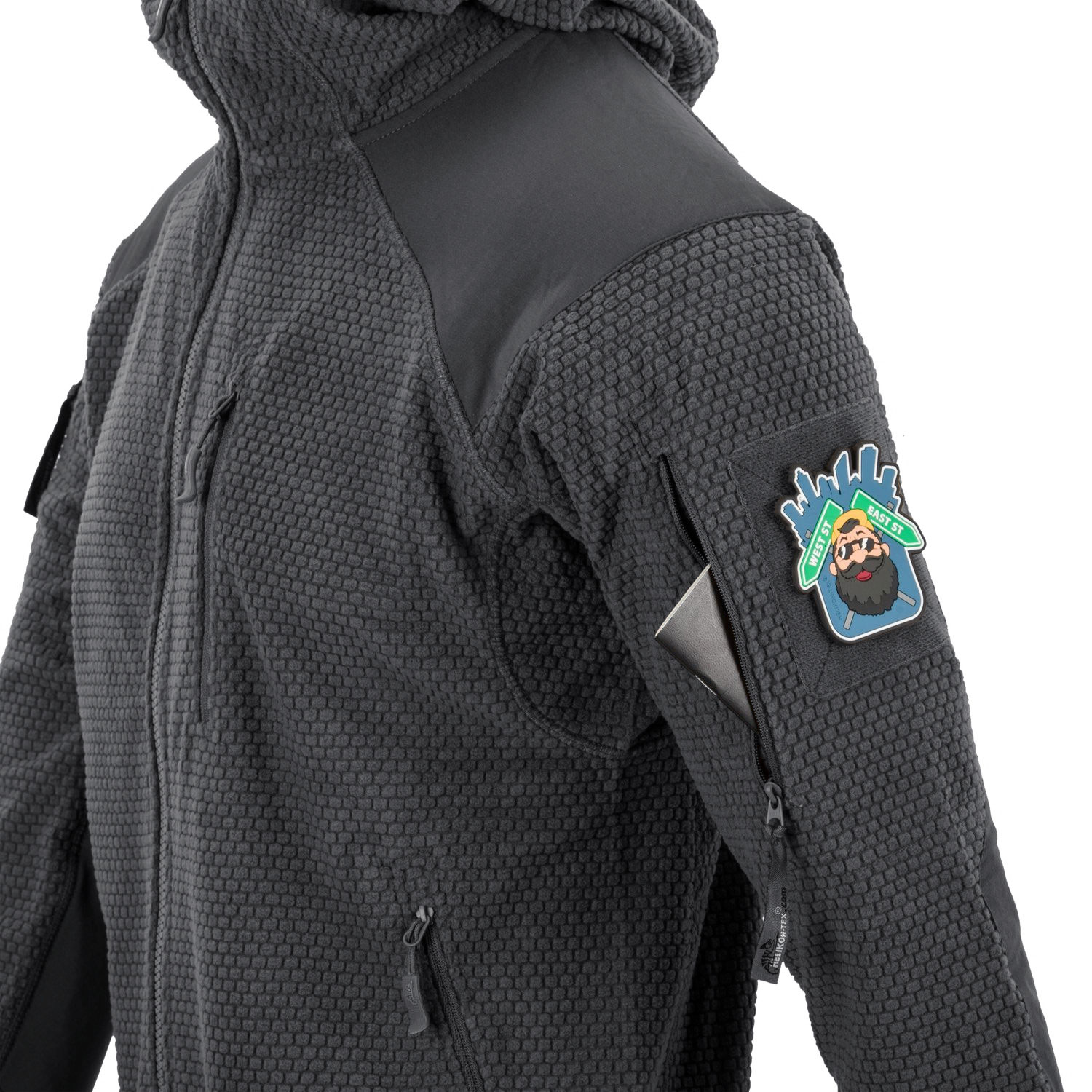 Helikon Alpha Hoodie Grid - Black