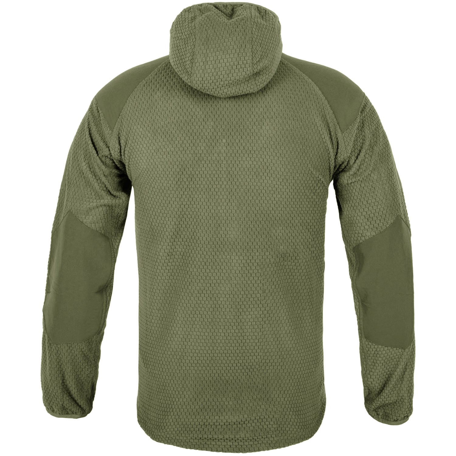 Helikon Alpha Hoodie Grid Fleece - Olive Green