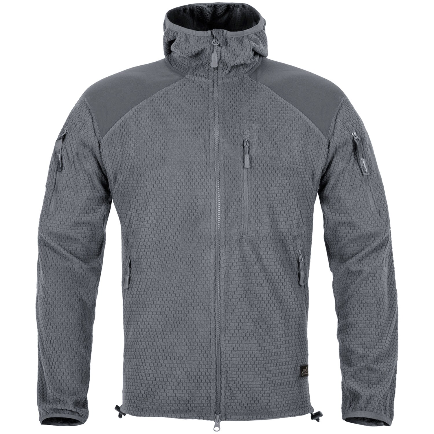 Helikon Alpha Hoodie Grid Fleece - Shadow Grey