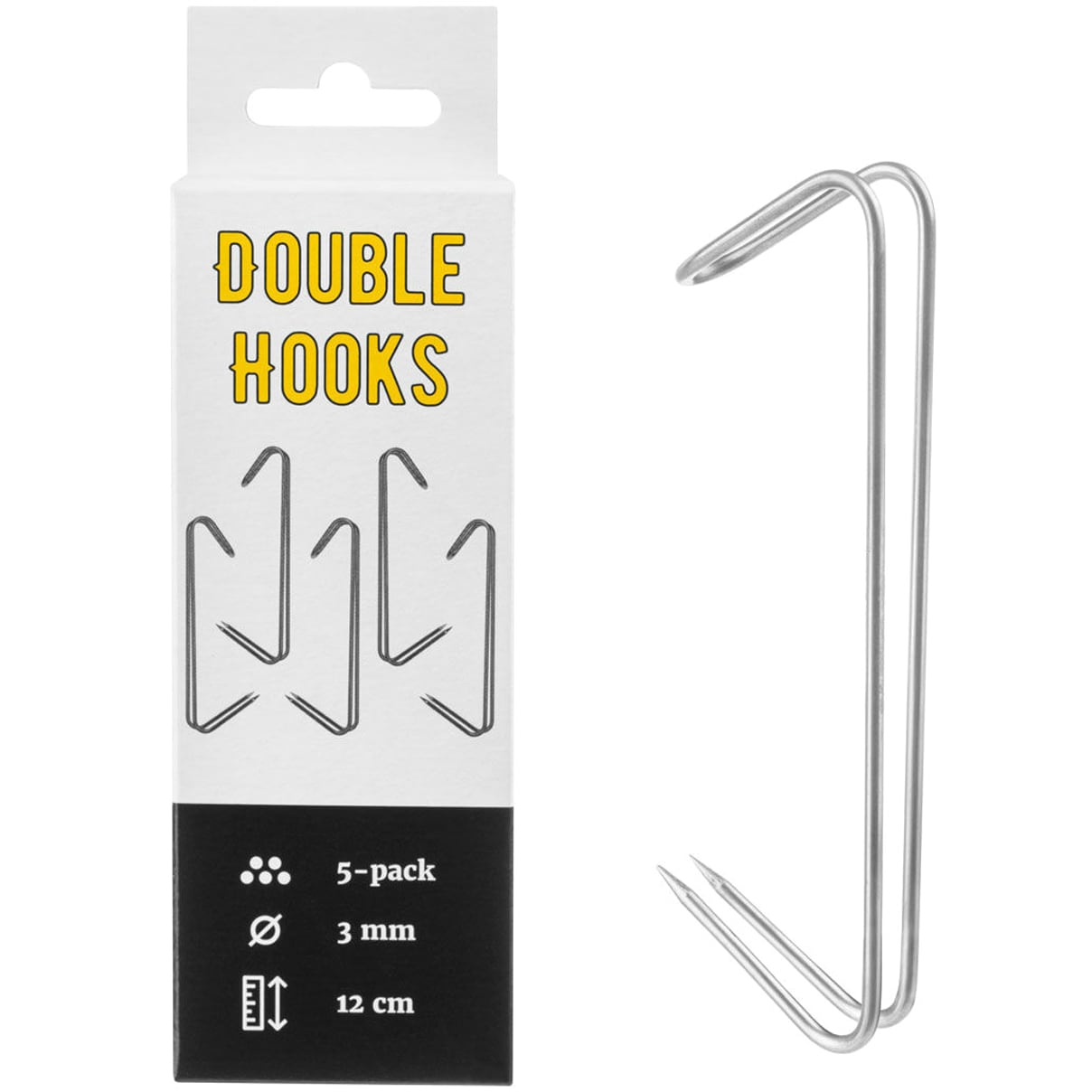 Borniak Double Smoking Hook - 5 pcs