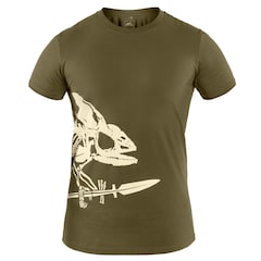 Helikon Full Body Skeleton T-Shirt - Olive Green