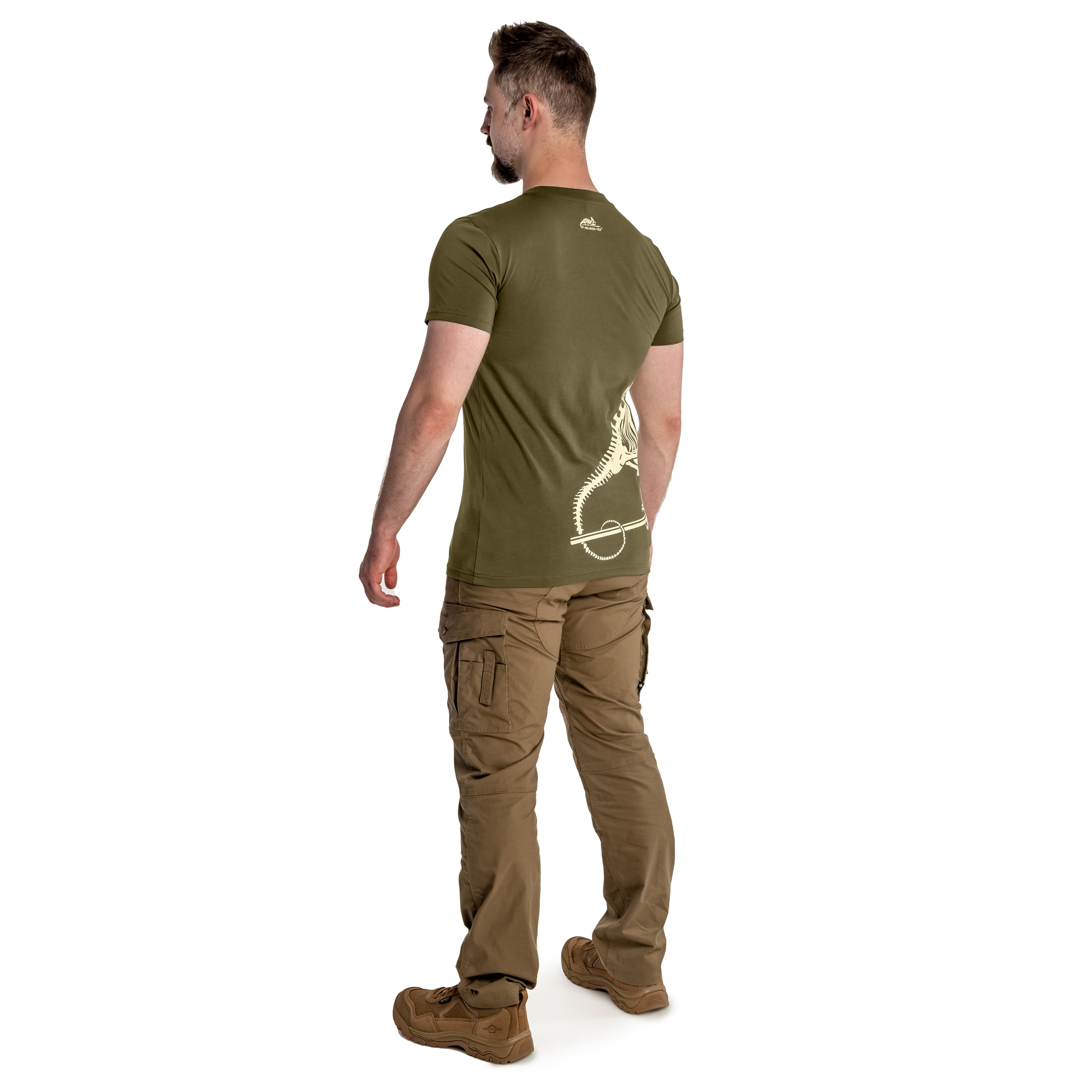 Helikon Full Body Skeleton T-Shirt - Olive Green