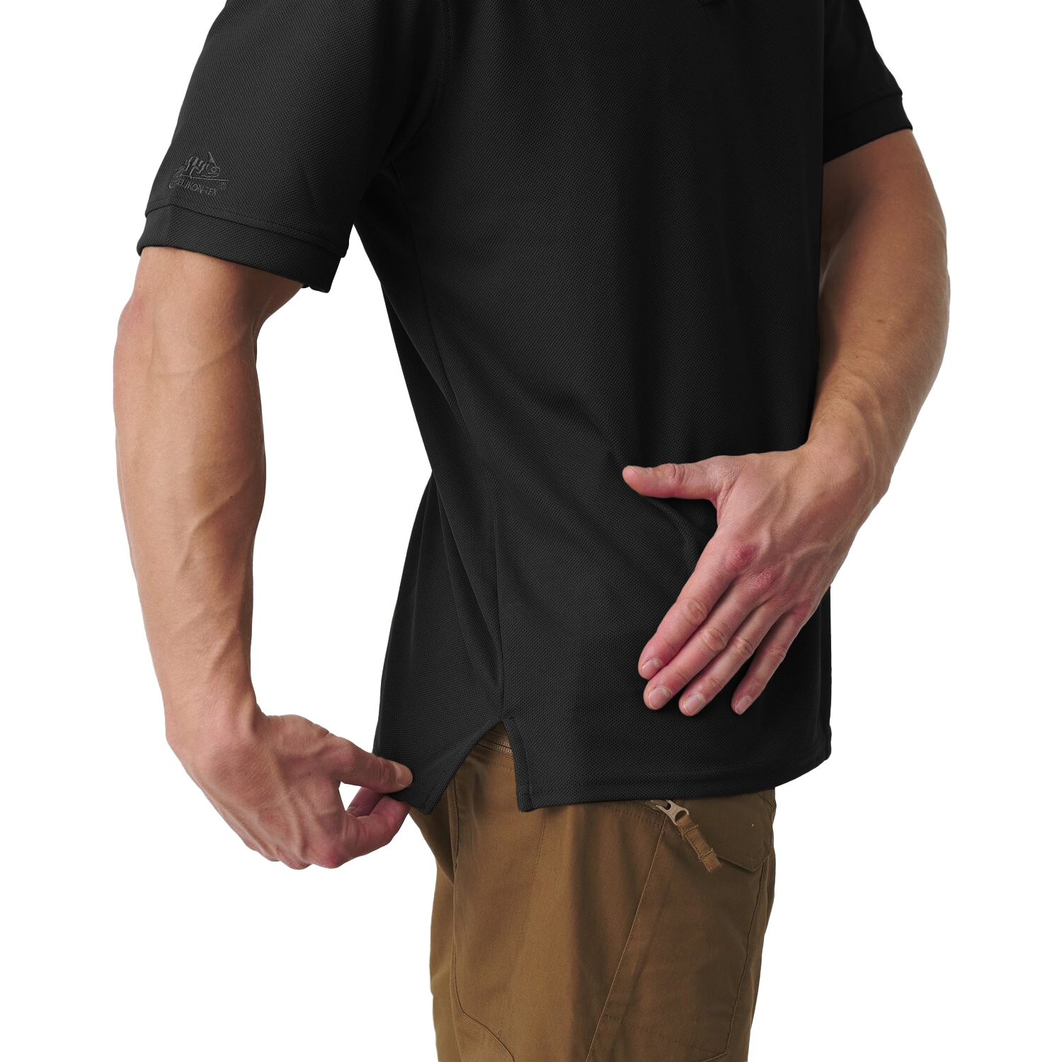 Helikon UTL TopCool Lite Thermoactive Polo Shirt - Black