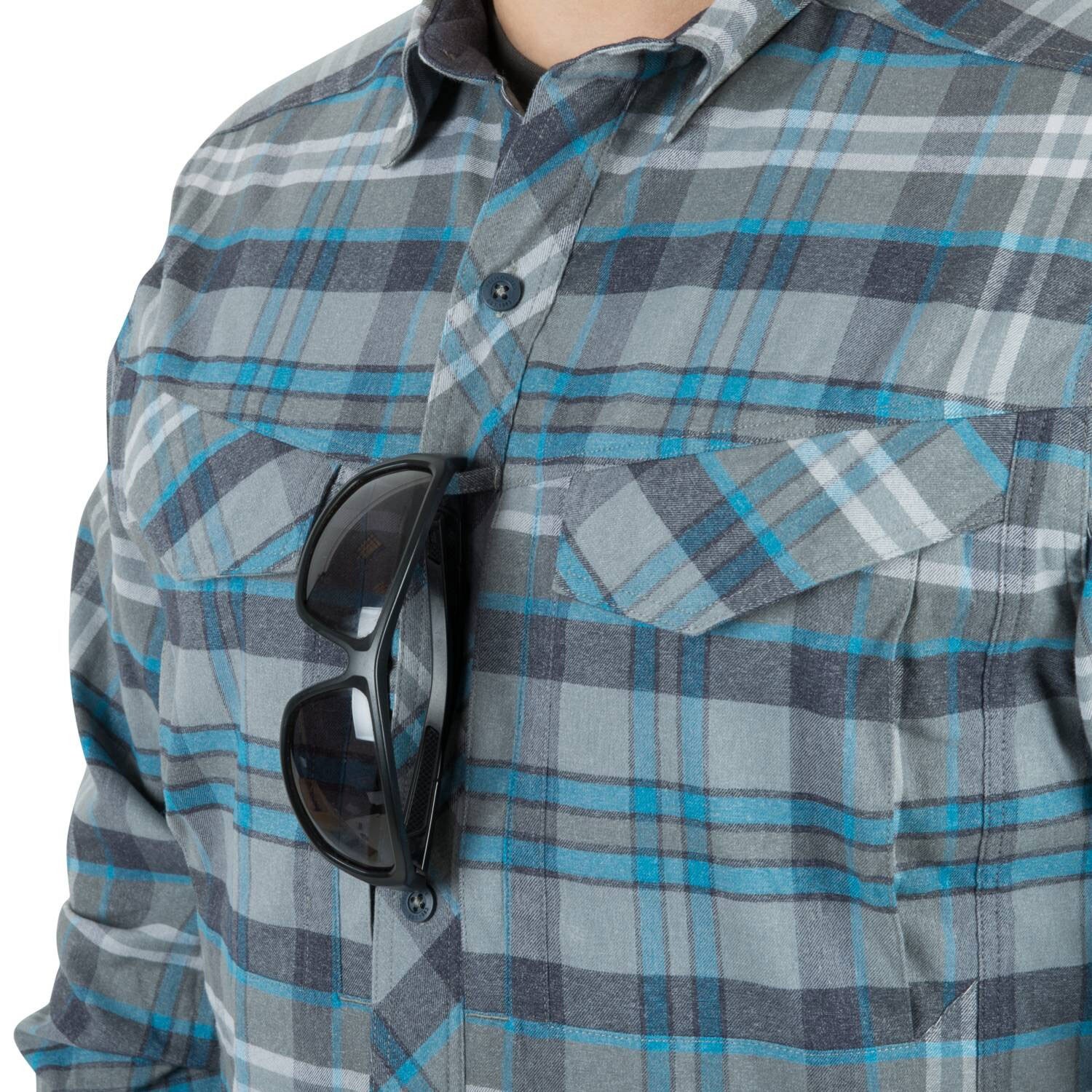 Helikon Defender Mk2 Pilgrim Shirt - Blue Plaid