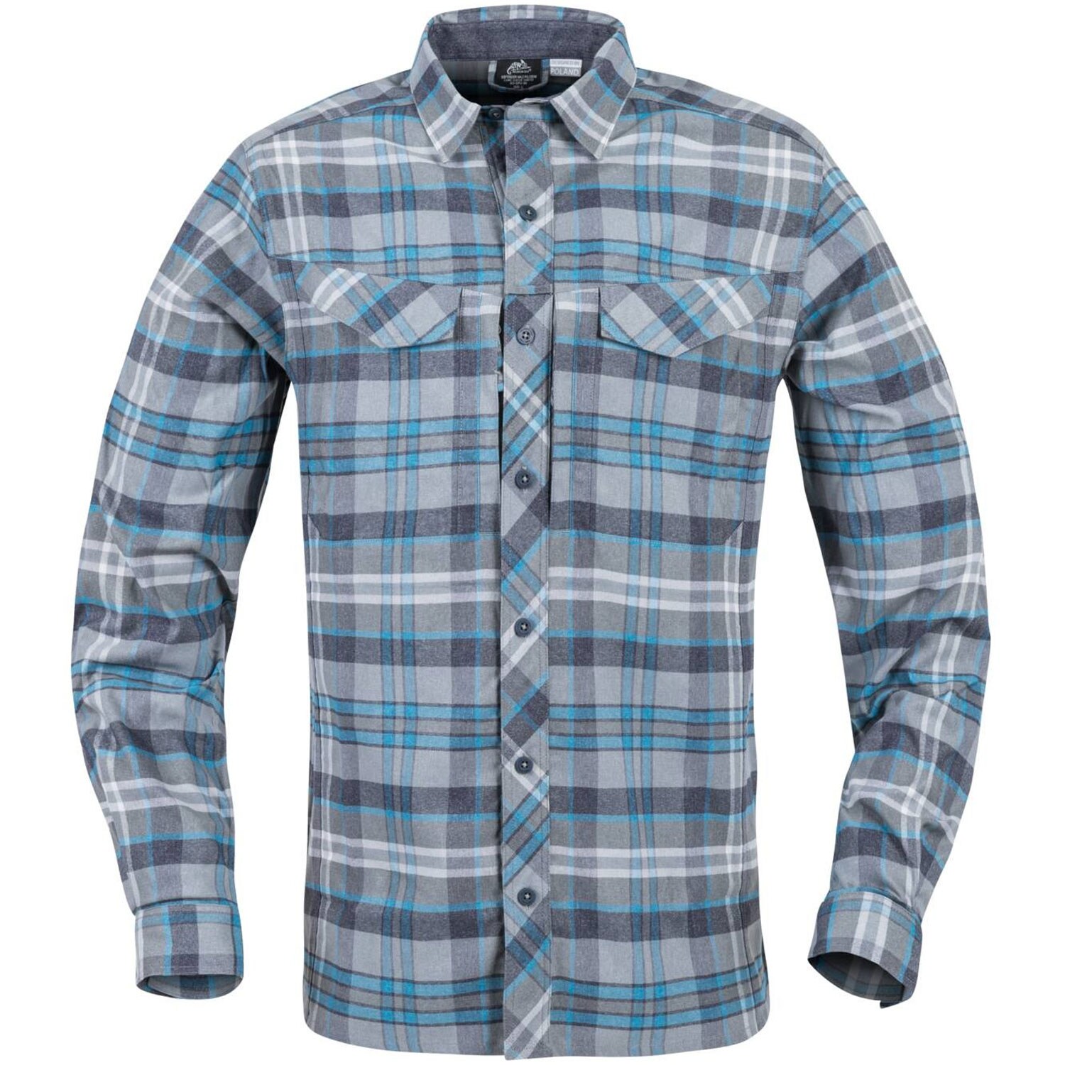 Helikon Defender Mk2 Pilgrim Shirt - Blue Plaid