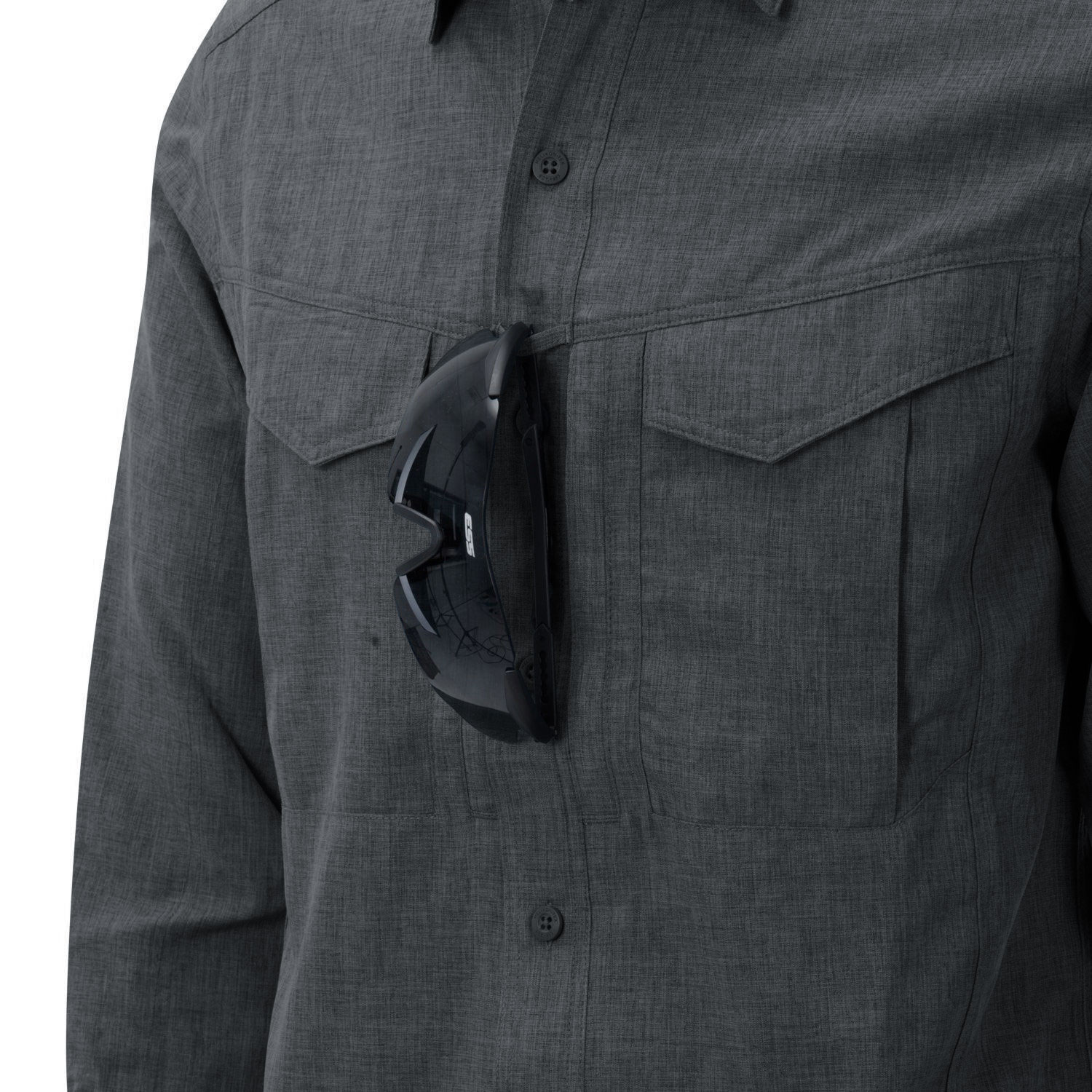 Helikon Defender Mk2 Gentleman Shirt - Black/Grey Melange