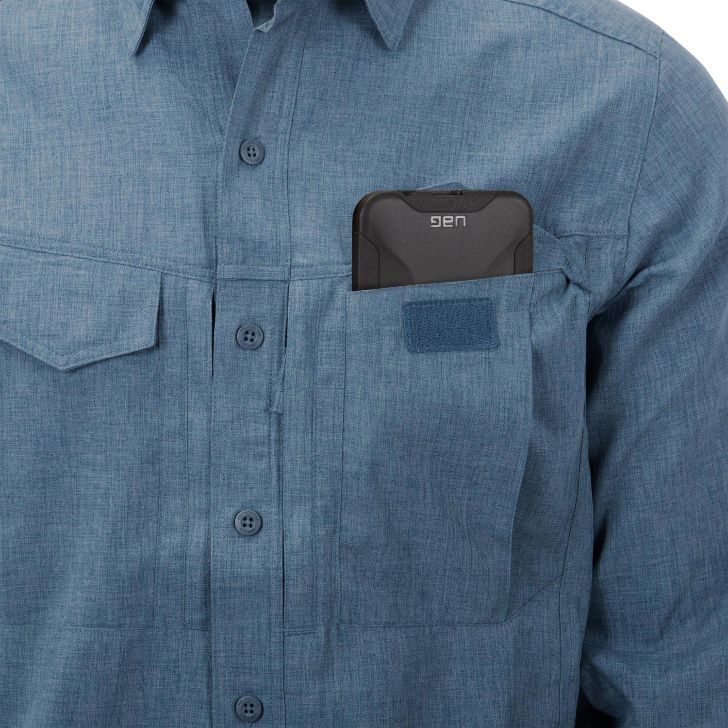 Helikon Defender Mk2 Gentleman Shirt - Melange Blue