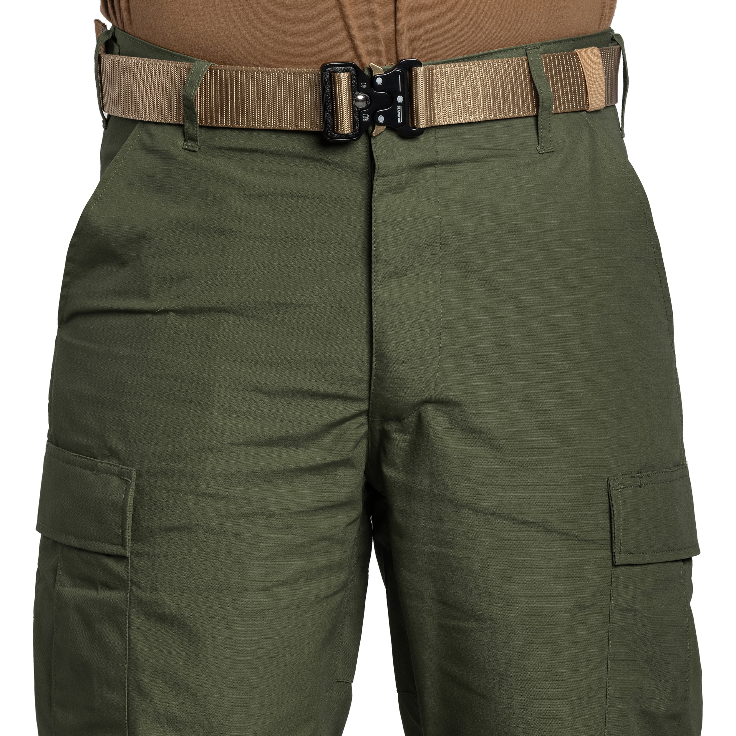 Helikon BDU PolyCotton Rip-Stop Pants - Olive Green