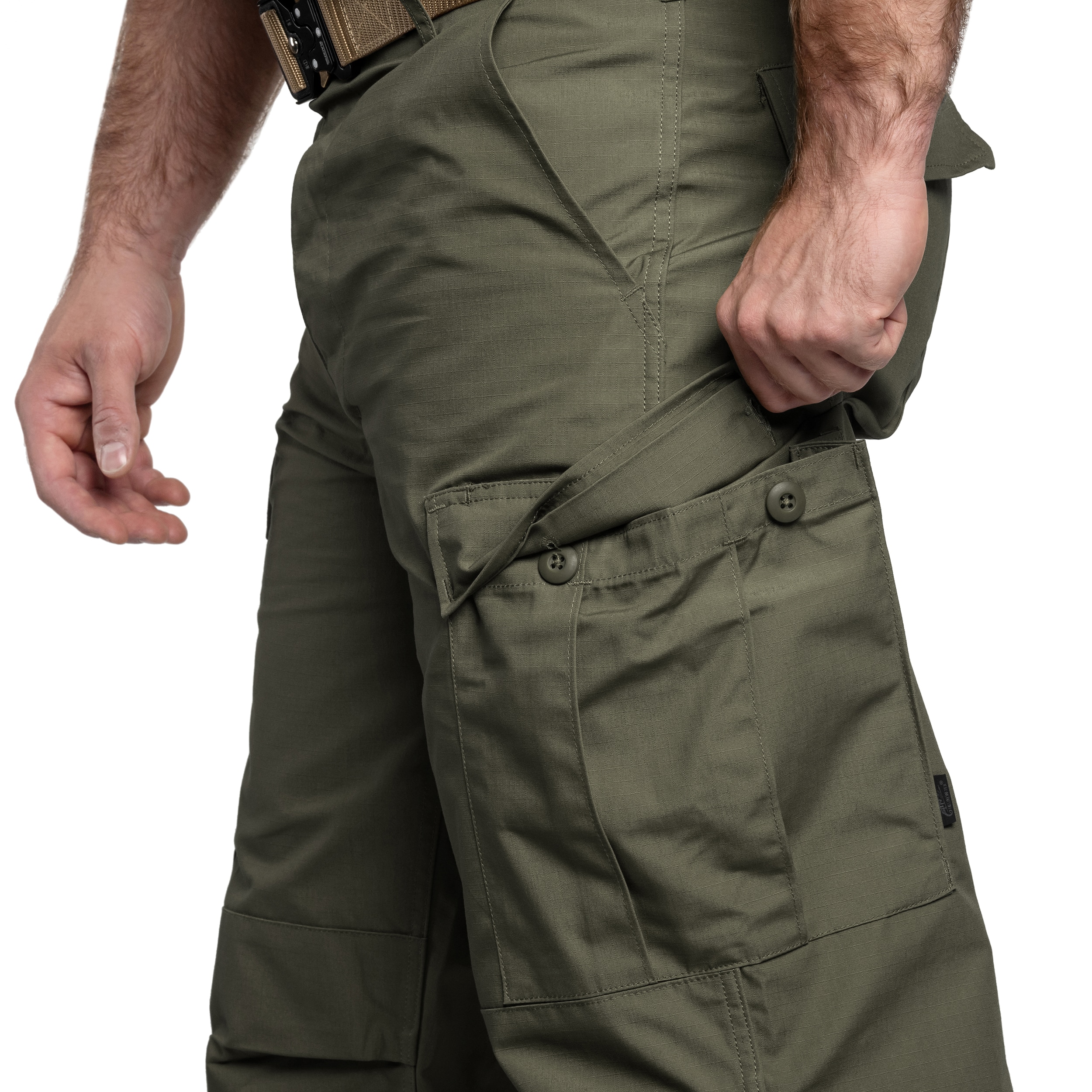 Helikon-Tex BDU PolyCotton Rip-Stop Trousers - Olive Green