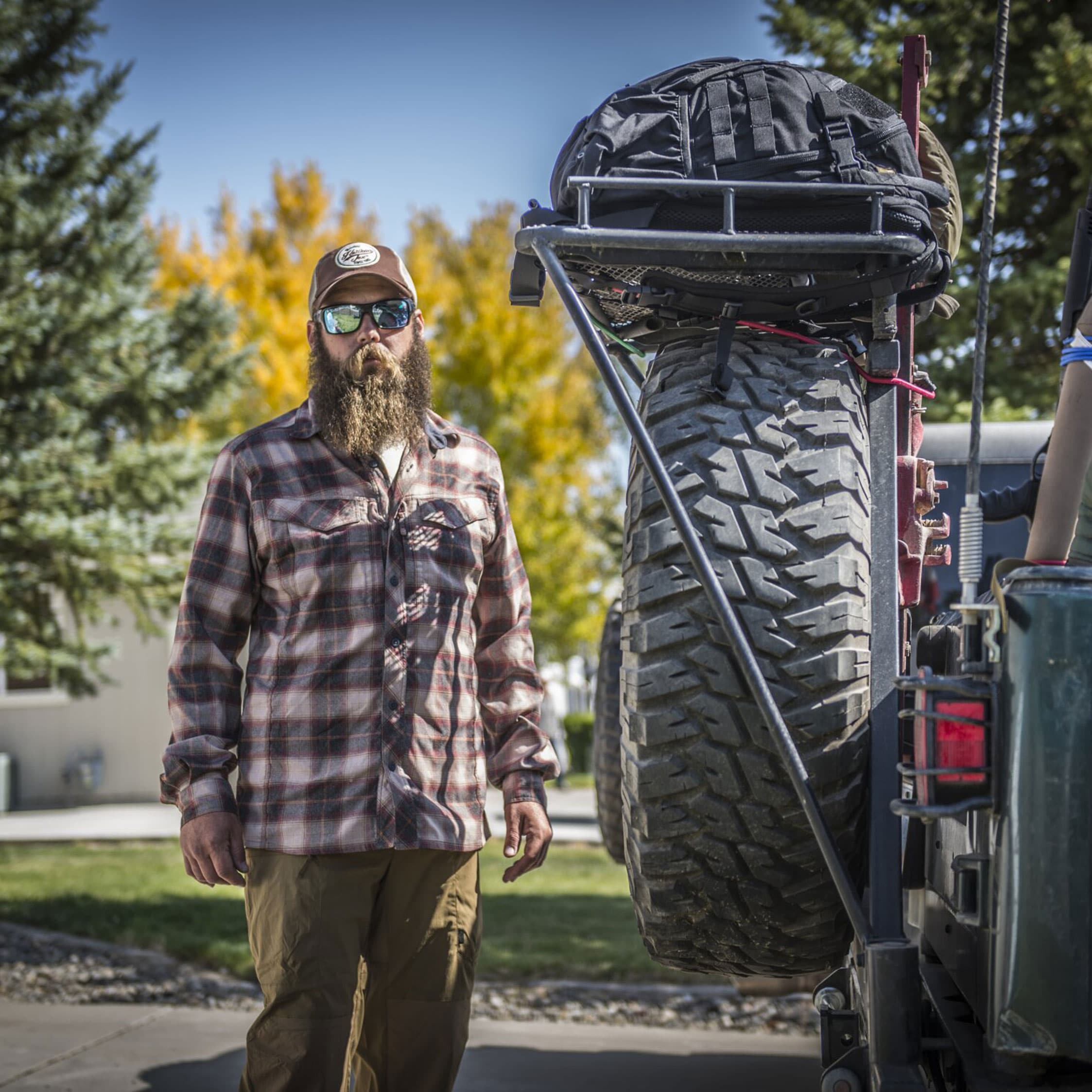 Helikon Defender Mk2 Pilgrim Shirt - Rust Plaid