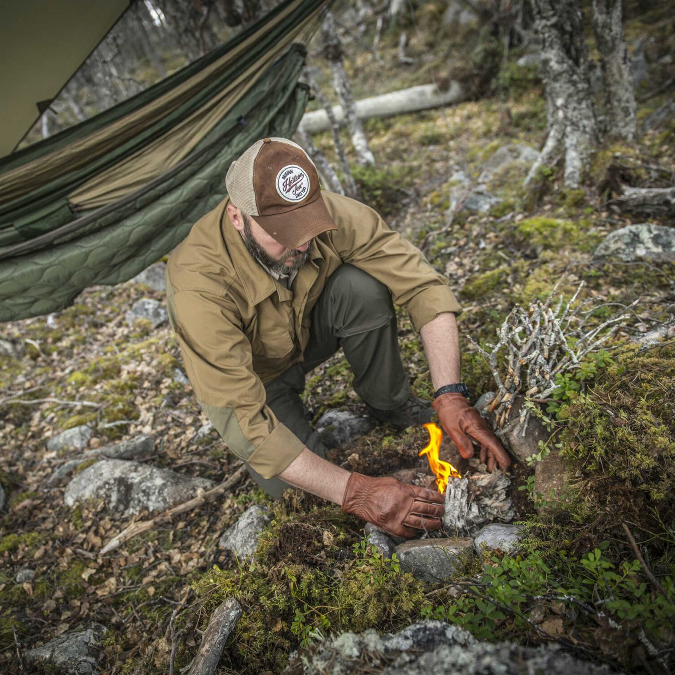 Helikon Lumber Gloves - U.S. Brown