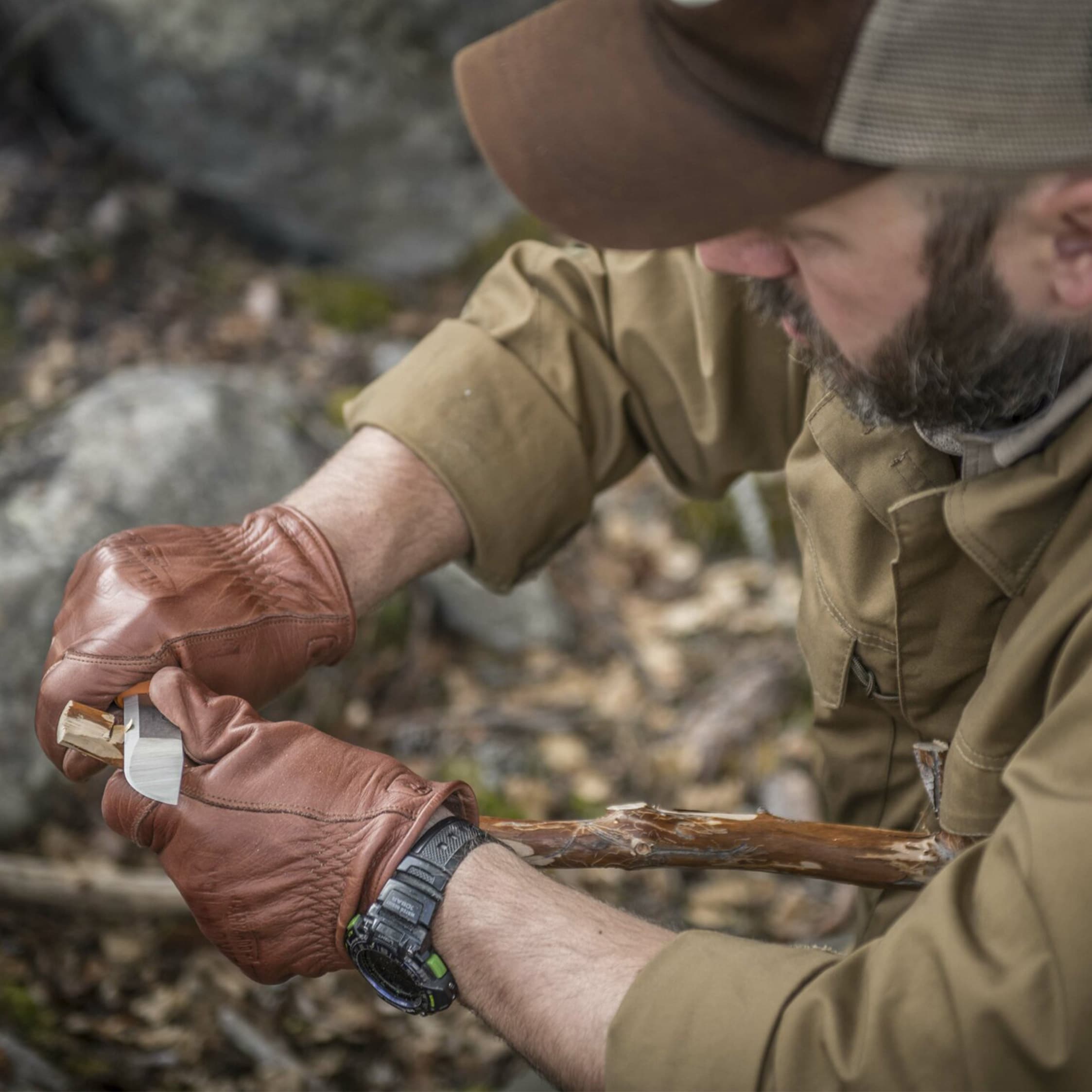 Helikon Lumber Gloves - U.S. Brown