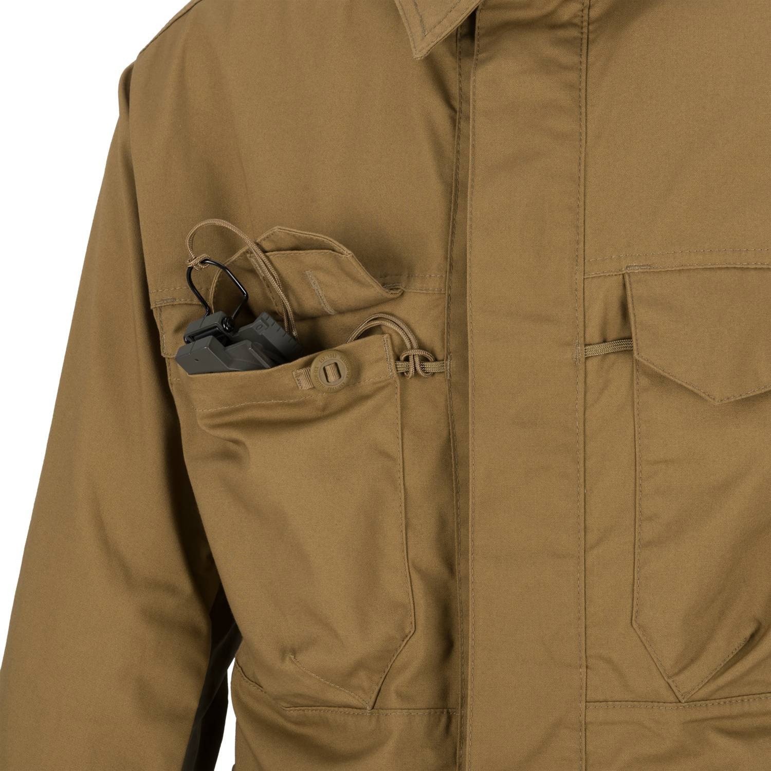 Helikon Woodsman Long Sleeve Shirt - Coyote/Taiga Green 