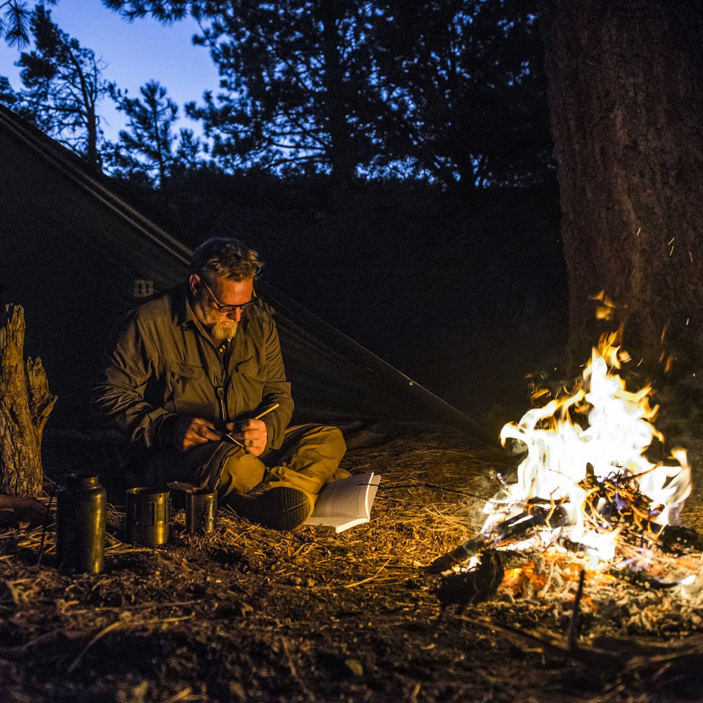 Helikon-Tex Woodsman Long Sleeve Shirt - Taiga Green/Black