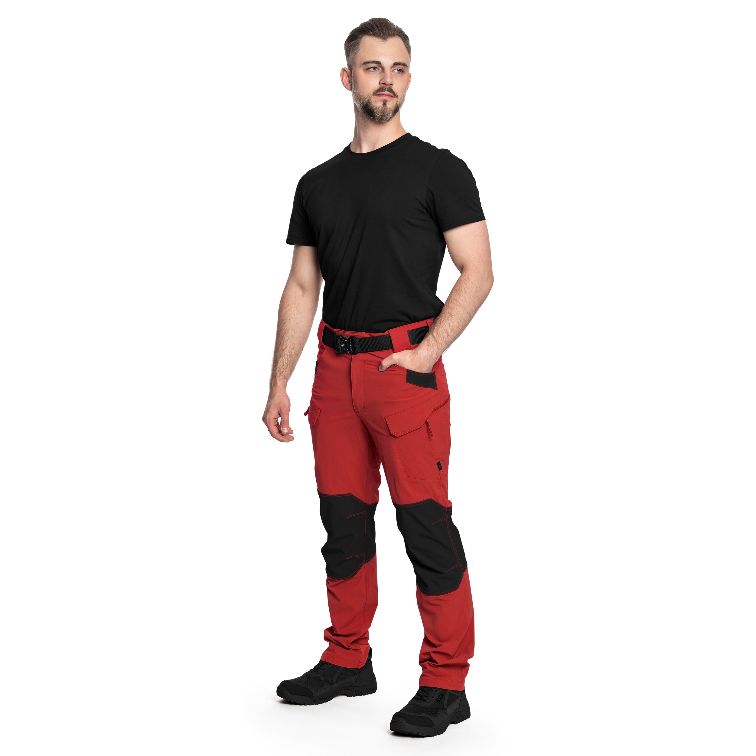 Helikon OTP VersaStretch Trousers - Crimson Sky/Black