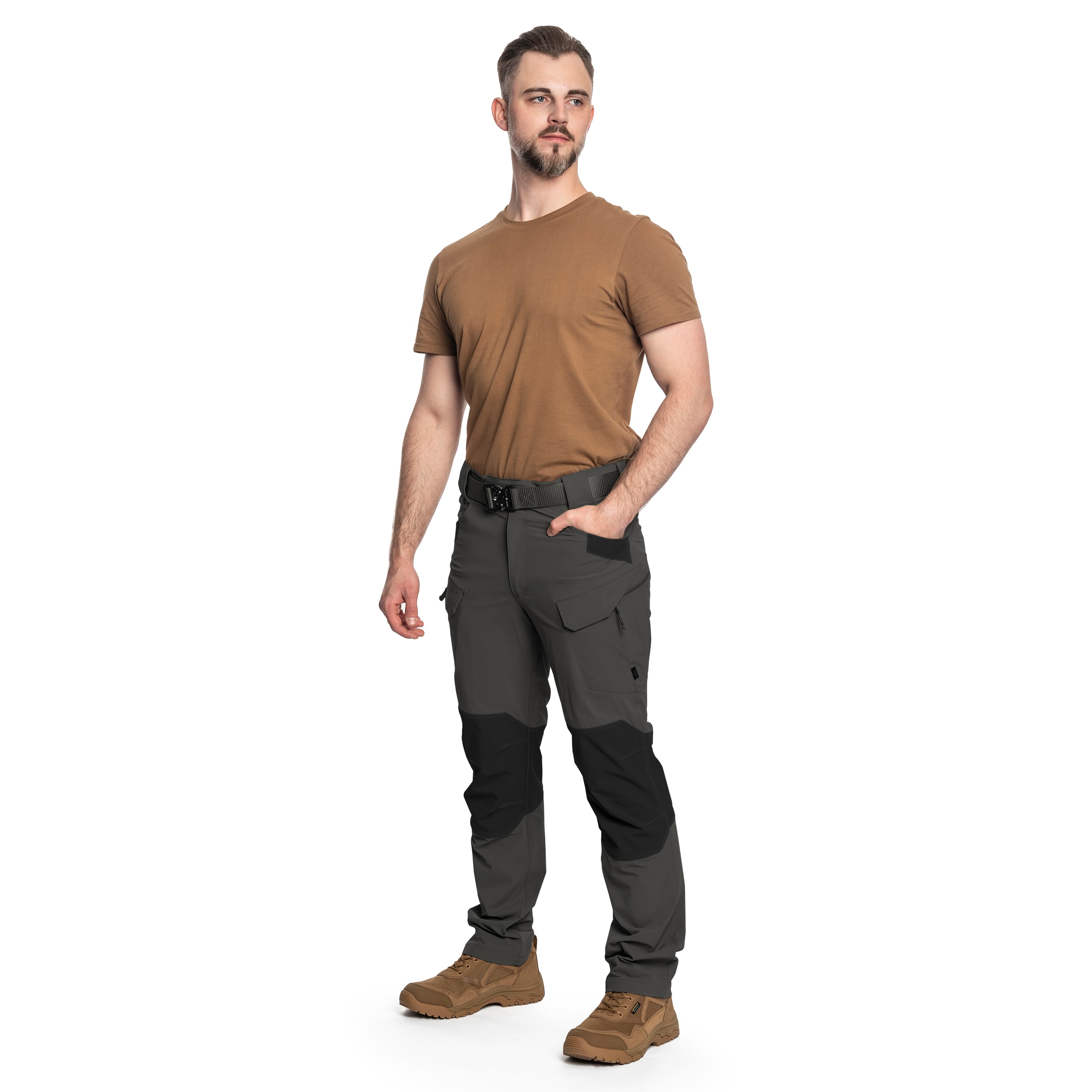 Trousers Helikon OTP VersaStretch - Ash Grey/Black