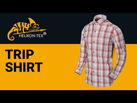 Helikon Trip Long Sleeve Shirt - Red Plaid