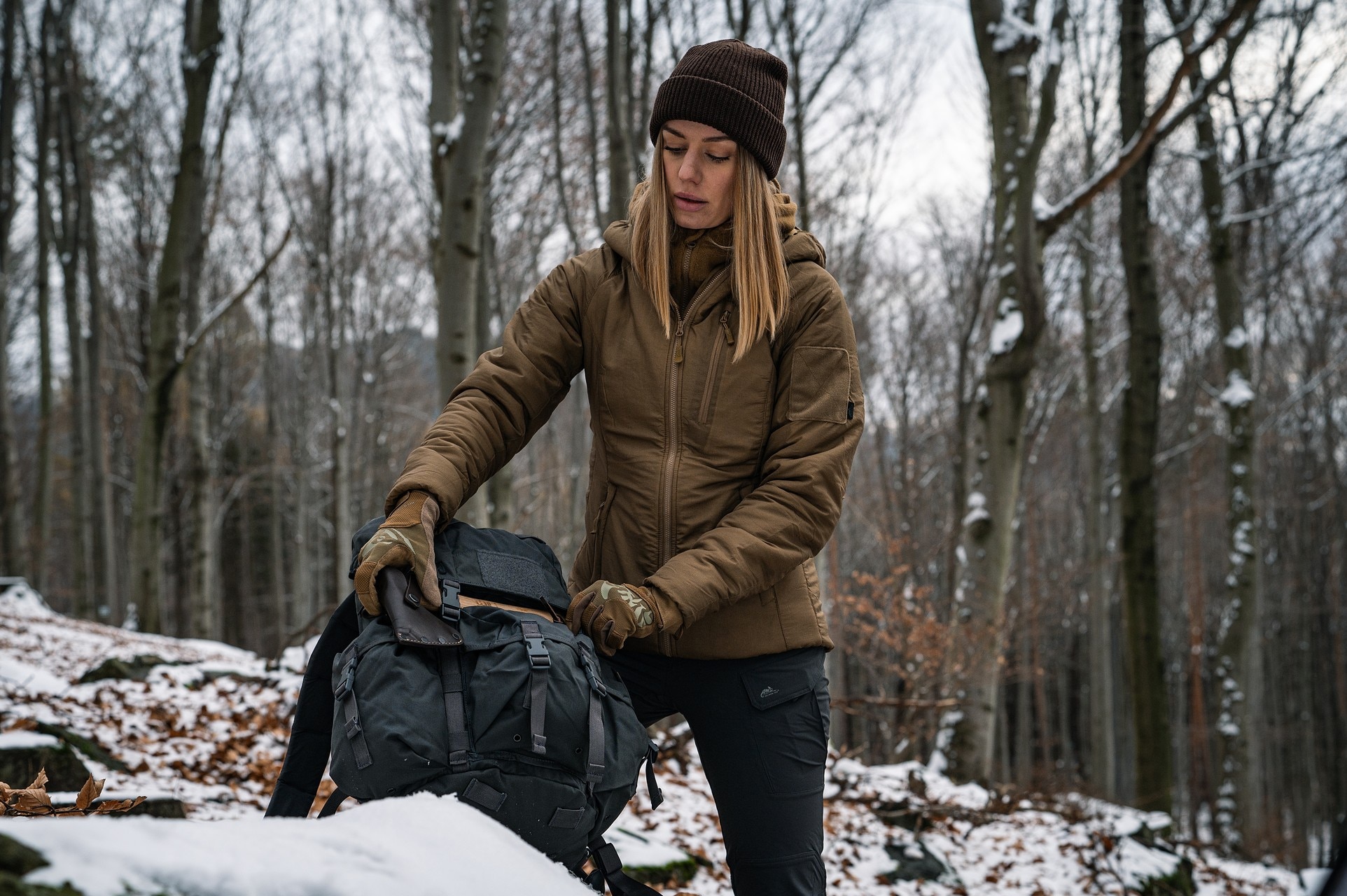 Helikon Wolfhound Hoodie Woman's Jacket - Coyote