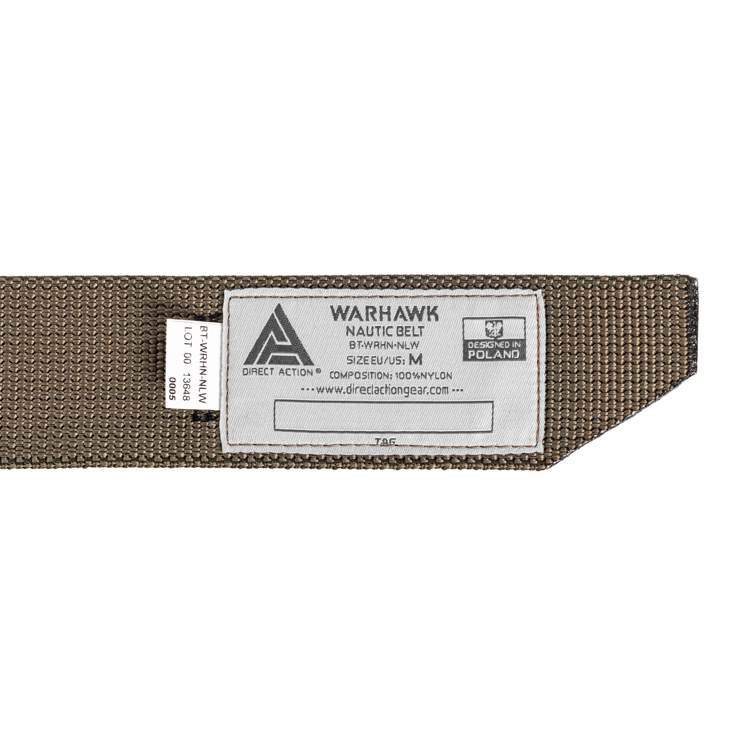 Direct Action Warhawk Nautic Tactical Belt - Adaptive Green