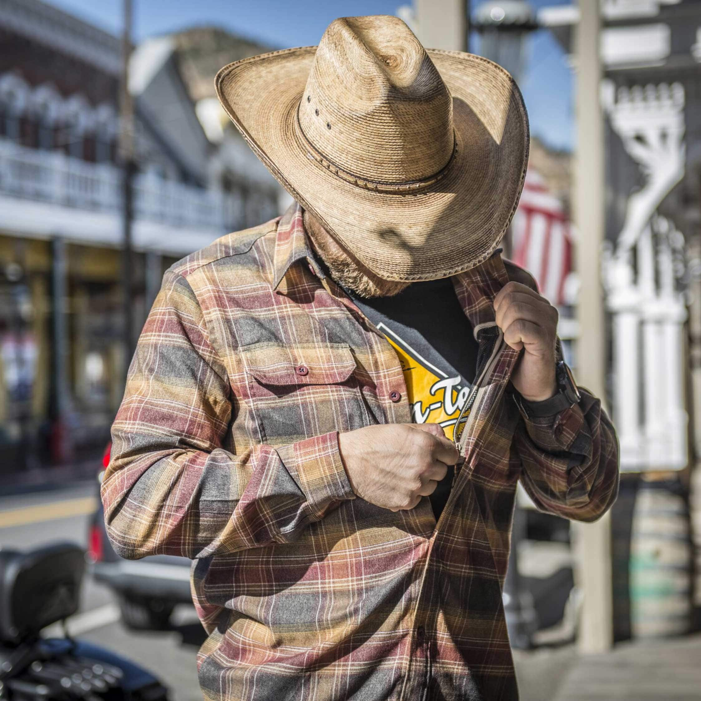 Helikon GreyMan Polyester/Nylon Shirt - Amber Plaid 