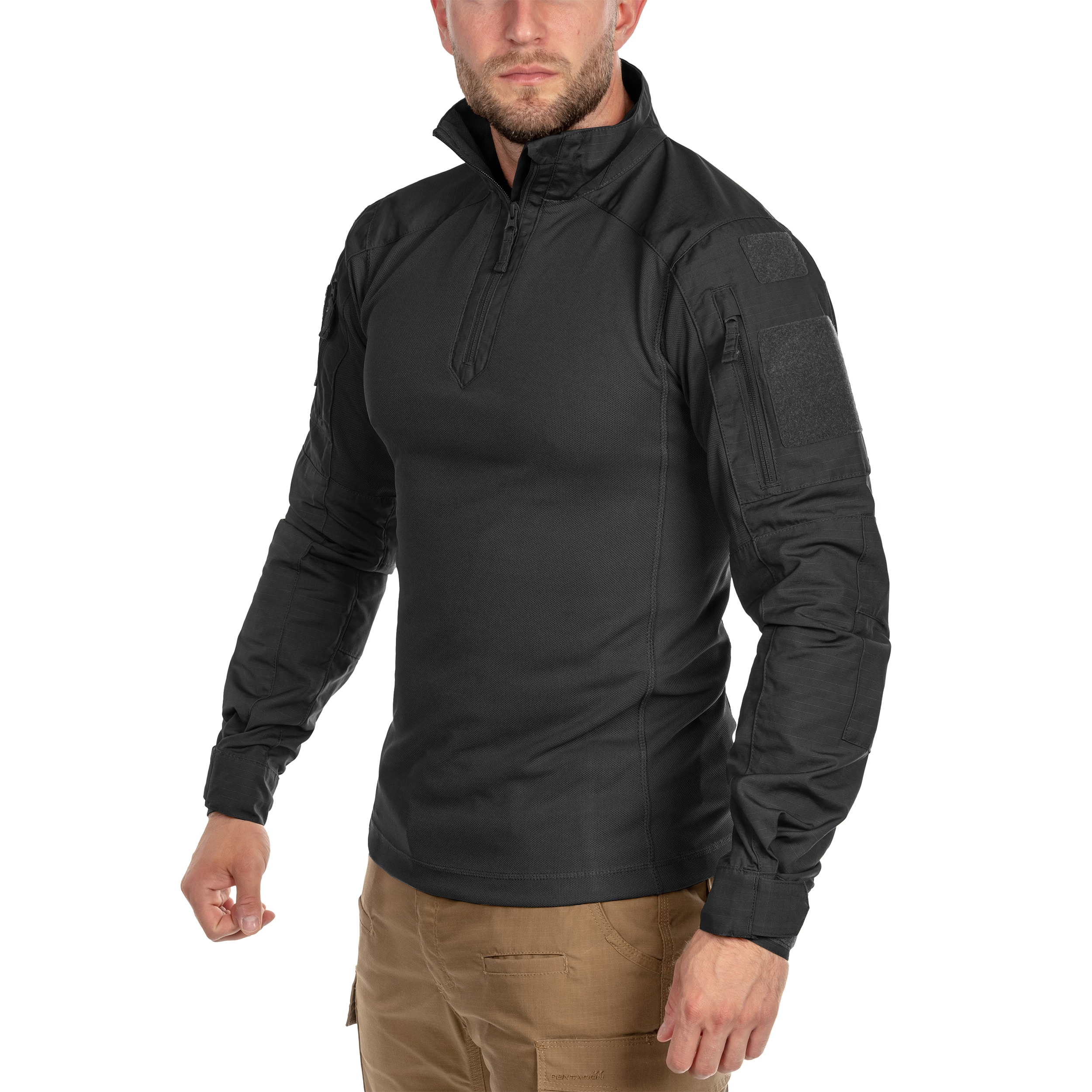 Helikon MCDU Combat Shirt NyCo Rip-Stop Jacket - Black