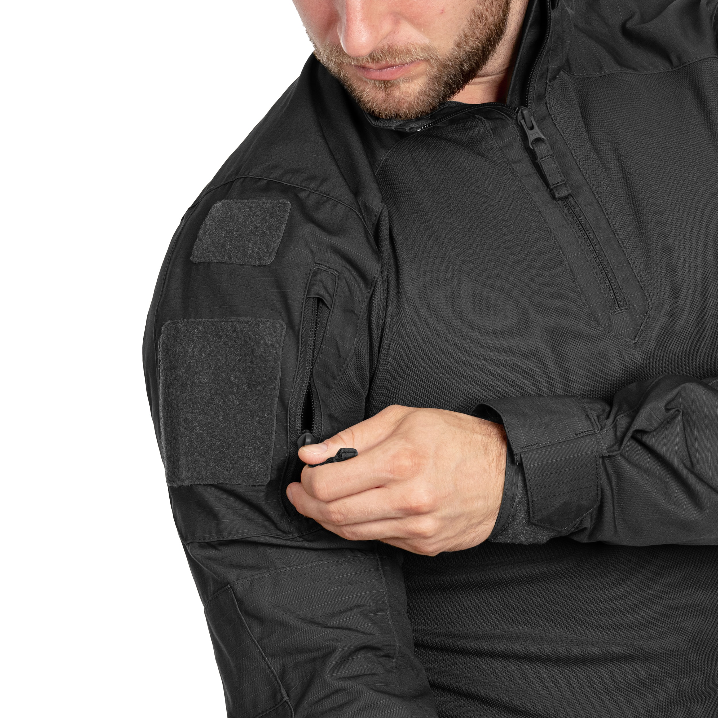 Helikon MCDU Combat Shirt NyCo Rip-Stop Jacket - Black