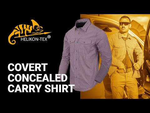 Helikon Covert Concealed Carry Shirt - Savage Green Checkered 