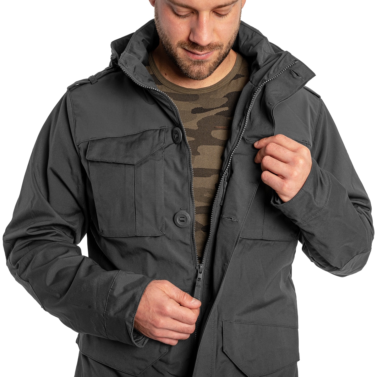 Helikon M65 Covert Jacket Ash Grey - Buy Online - MILITARY.EU Shop