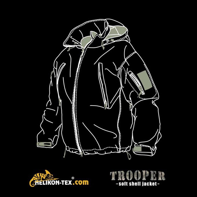 Helikon Trooper StormStretch Softshell Jacket - Coyote