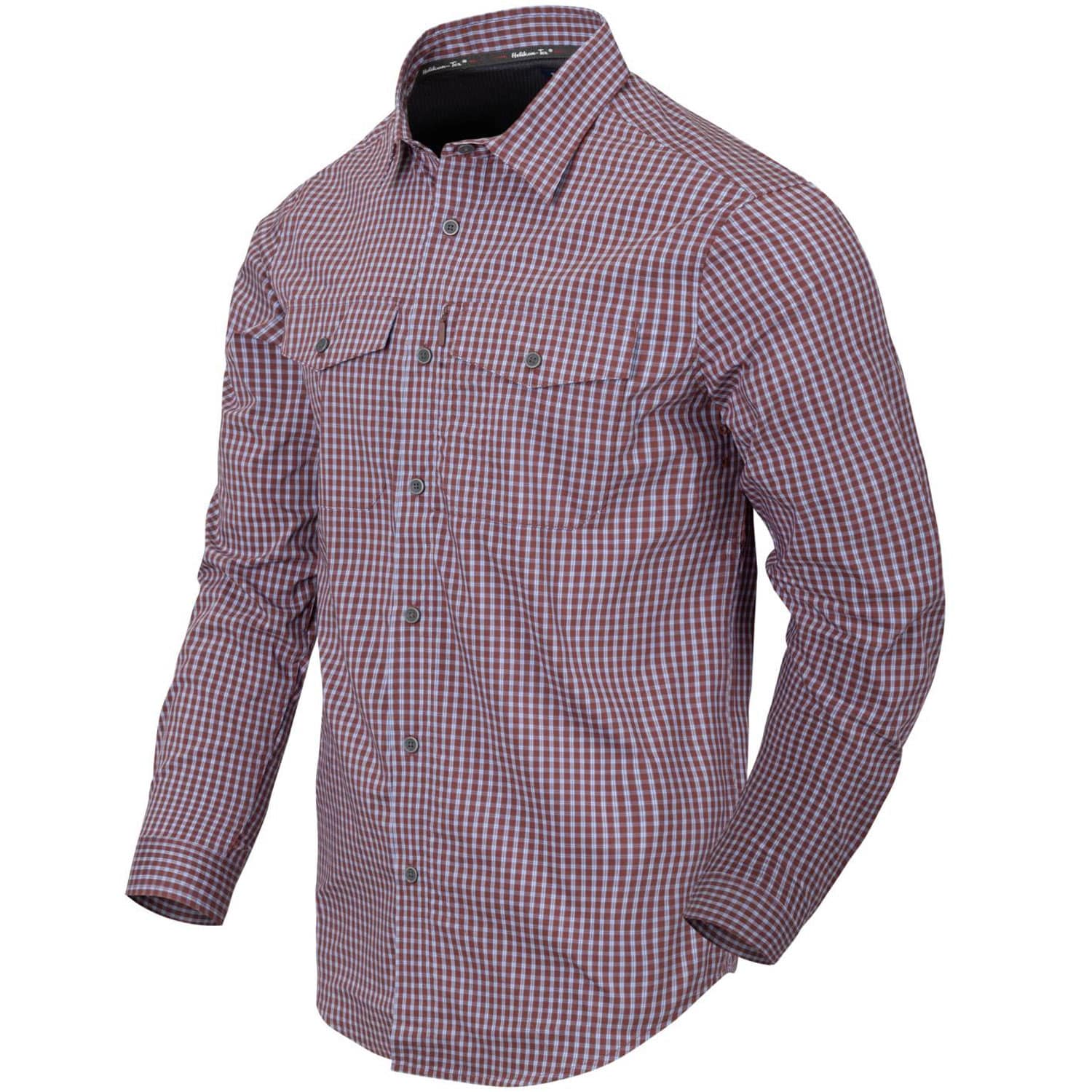 Helikon Covert Concealed Carry Shirt - Scarlet Flame Checkered