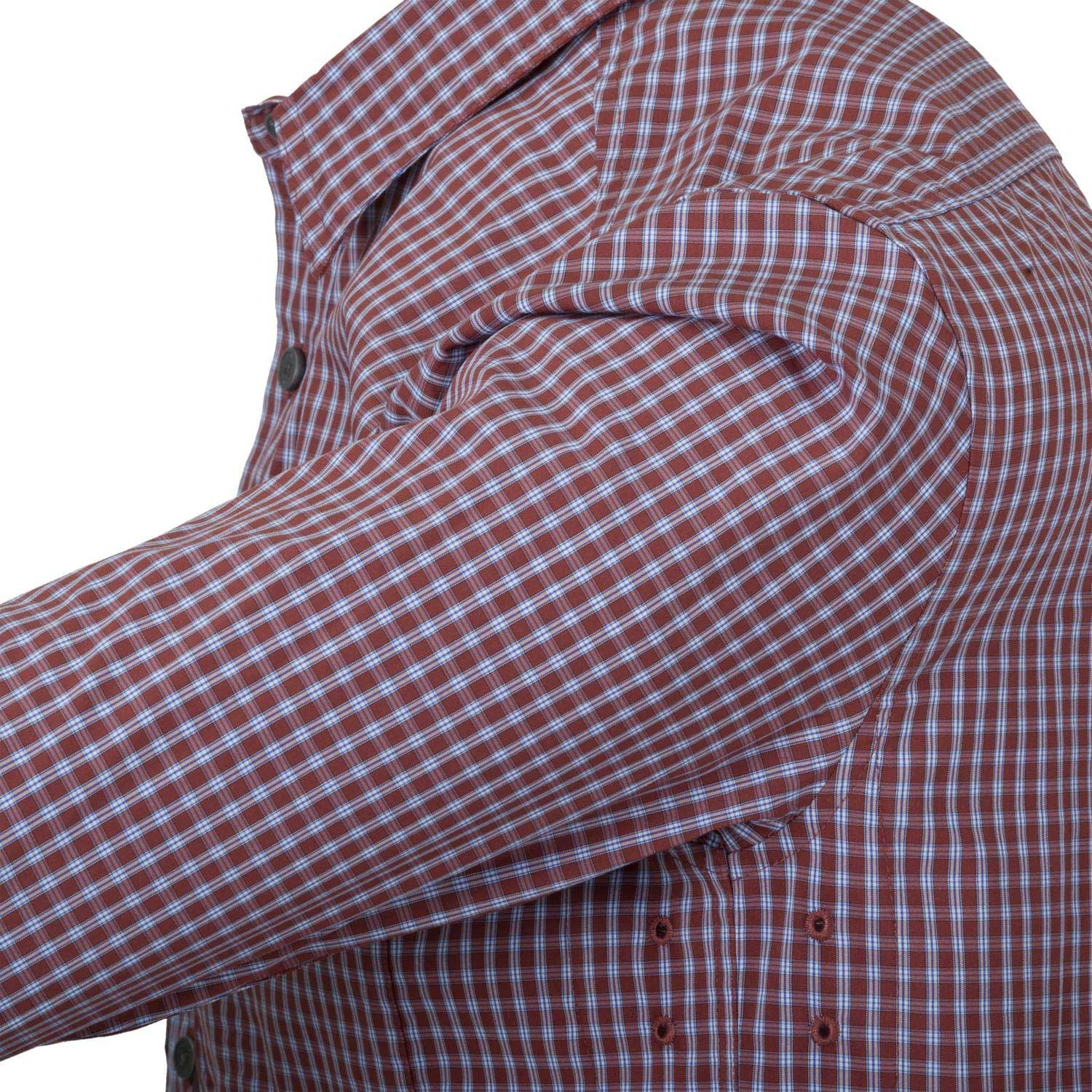 Helikon Covert Concealed Carry Shirt - Scarlet Flame Checkered