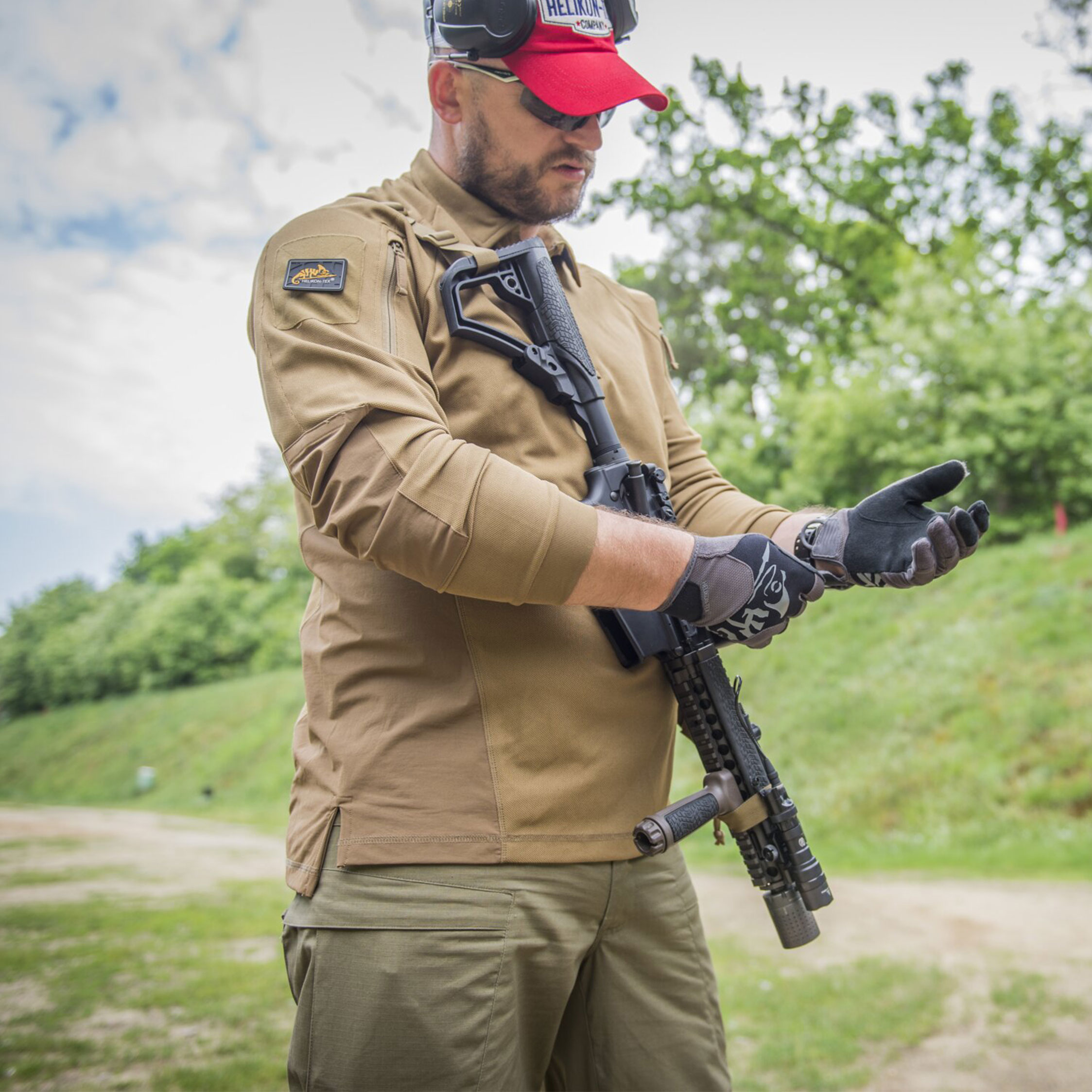 Helikon Range Tactical Gloves - Black/Shadow Grey