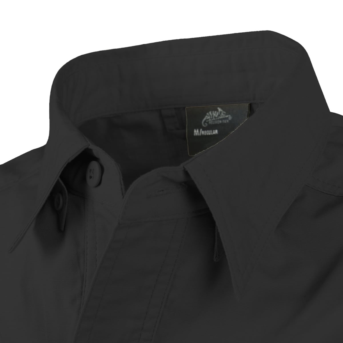 Helikon Defender Mk2 PolyCotton Ripstop Short Sleeve Shirt - Black 