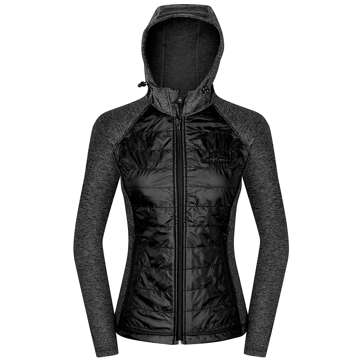 Fjord Nansen Hasvik Wind Women's Thermal Jacket - Black/Graphite Melange