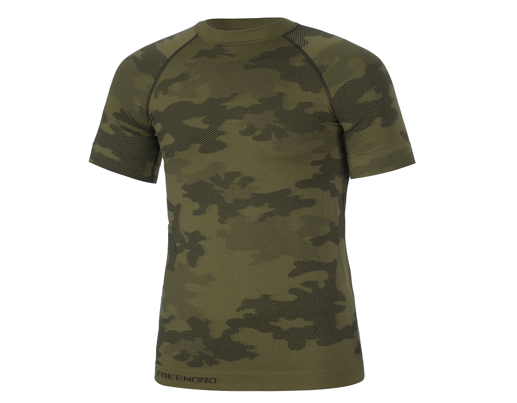 FreeNord Tactical Short Sleeve Thermal Shirt - Camo