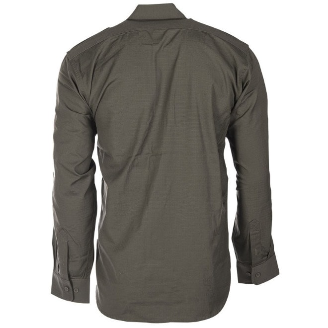 Mil-Tec Ripstop Tactical Shirt Long Sleeve - Olive