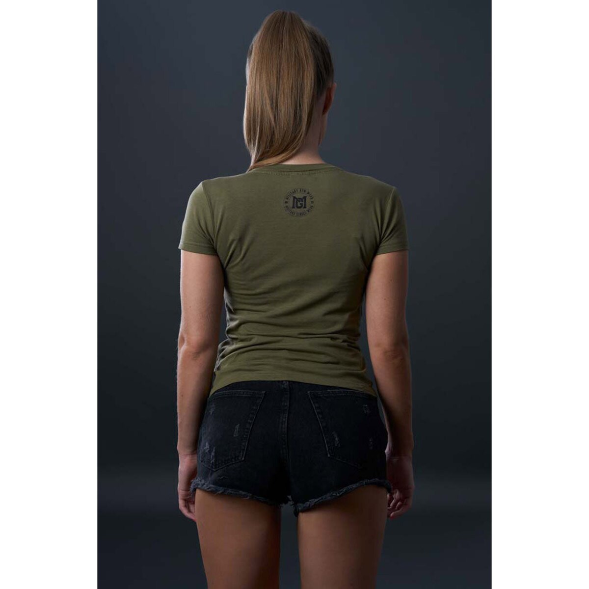 Military Gym Wear Forest Women'sTee Women's Training T-shirt - Green