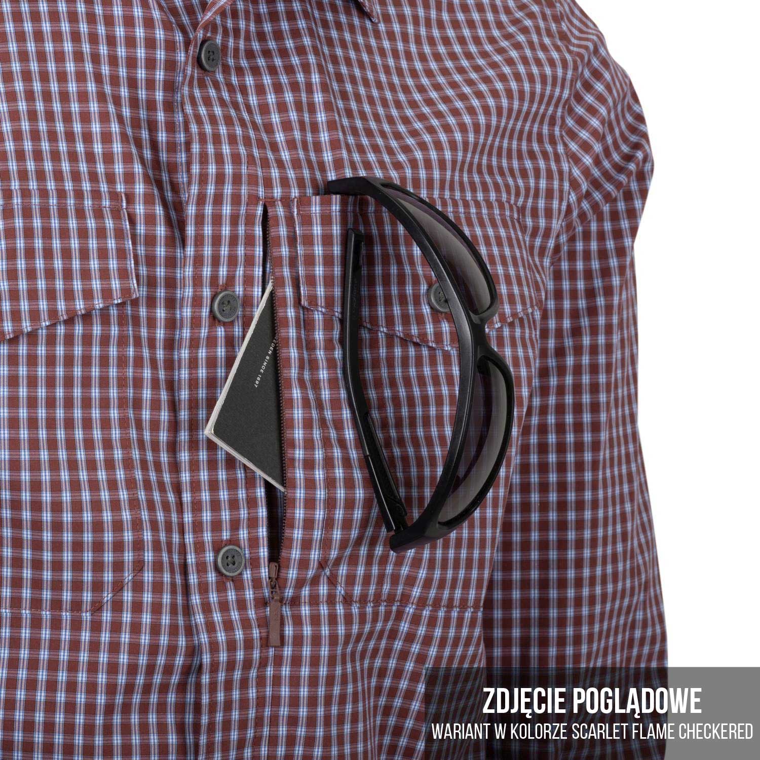 Helikon-Tex Covert Concealed Carry Shirt - Ozark Blue Plaid