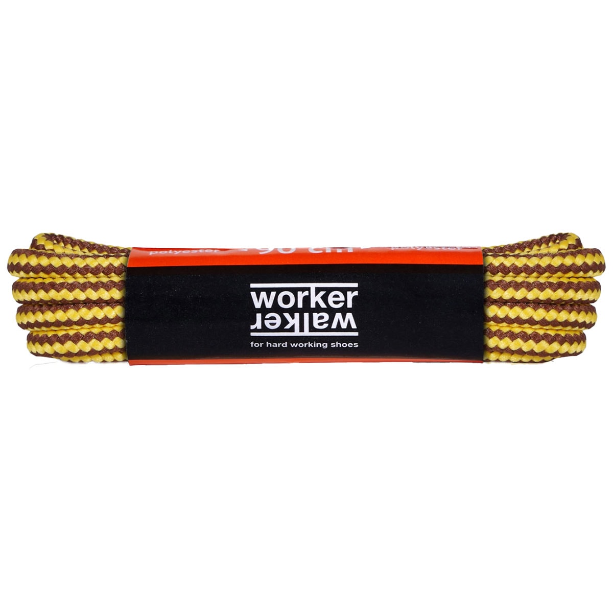  Worker Walker round laces 120 cm - Yellow/Brown