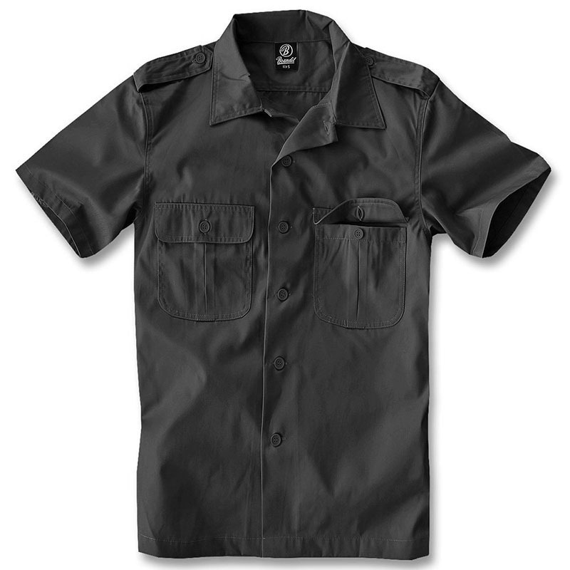 Brandit US Hemd Shirt - Black