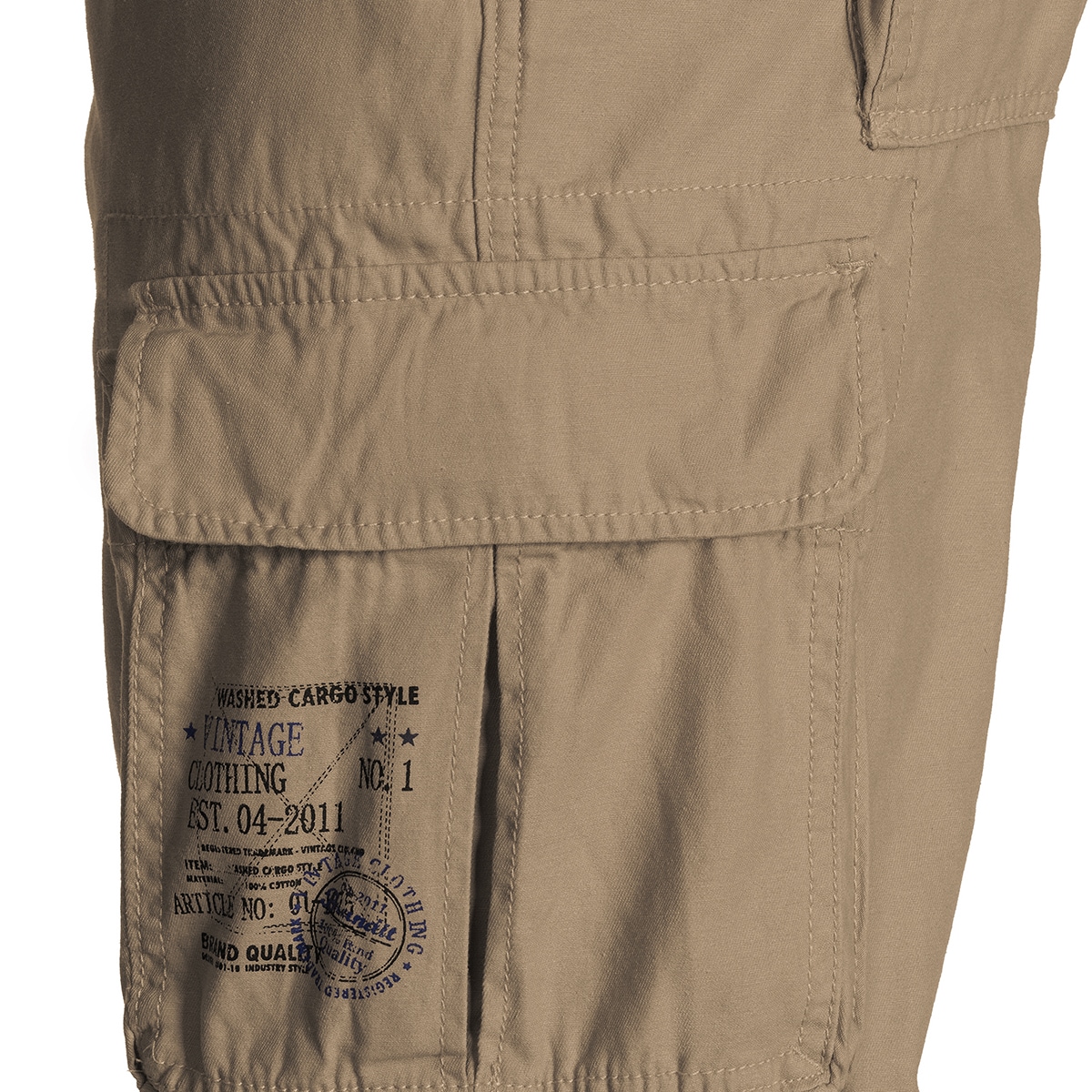Brandit Pure Vintage Military Pants - Beige