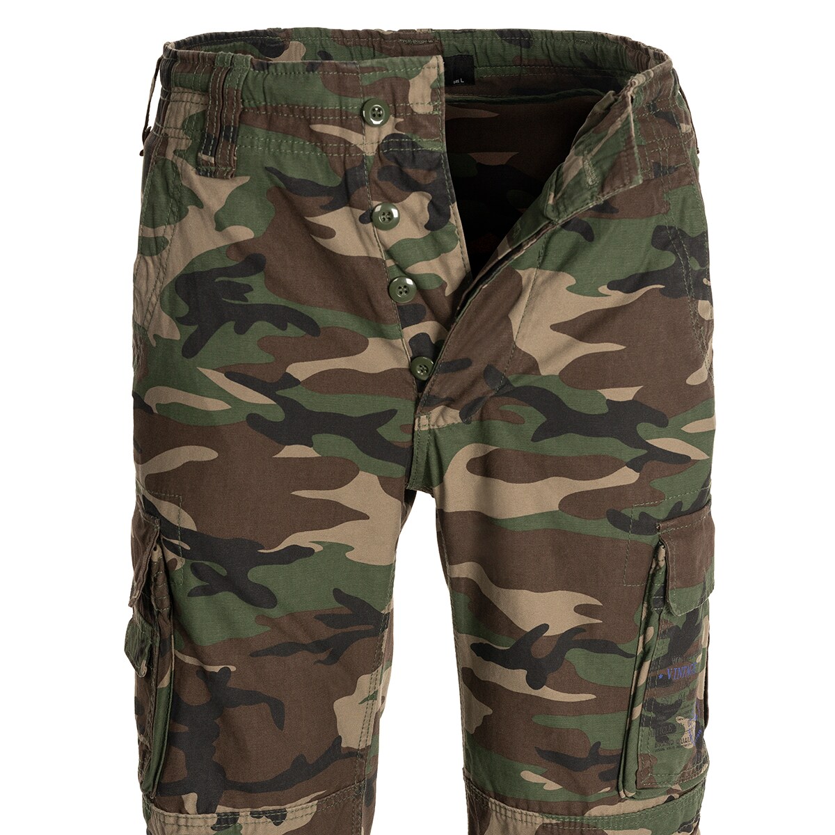 Brandit Pure Vintage Military Pants Woodland
