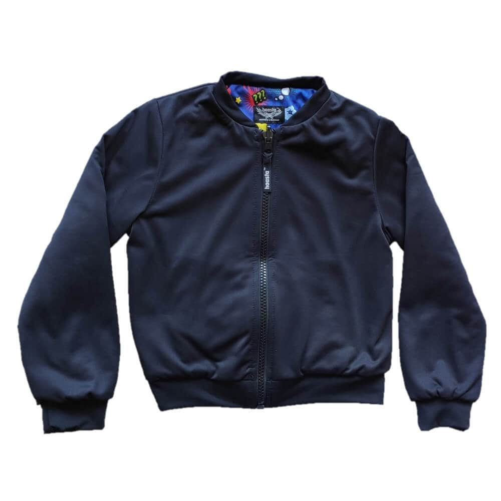 Haasta Reversible Kids Jacket - Comics/Black