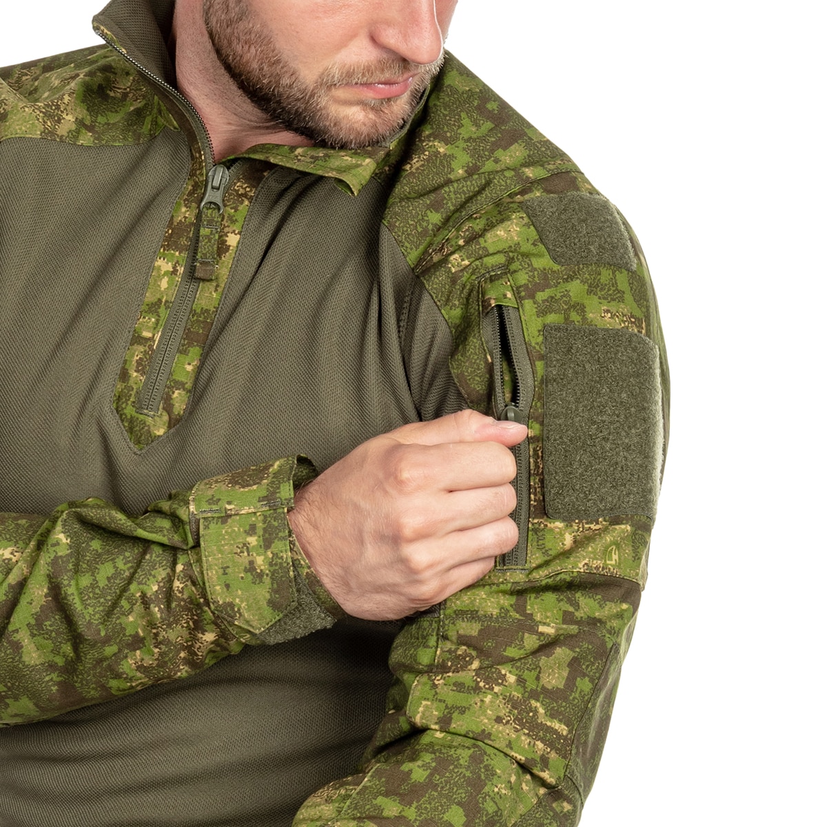 Helikon MCDU Combat Shirt NyCo Rip-Stop Jacket - PenCott WildWood