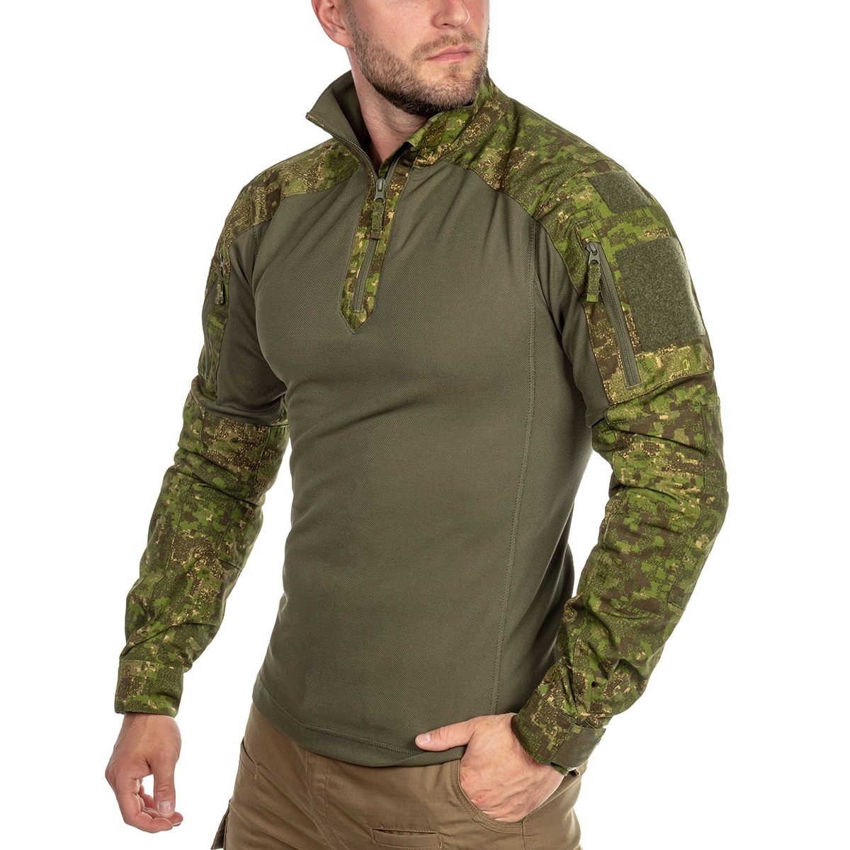 Helikon-Tex MCDU Combat Shirt NyCo Rip-Stop Jacket - PenCott WildWood